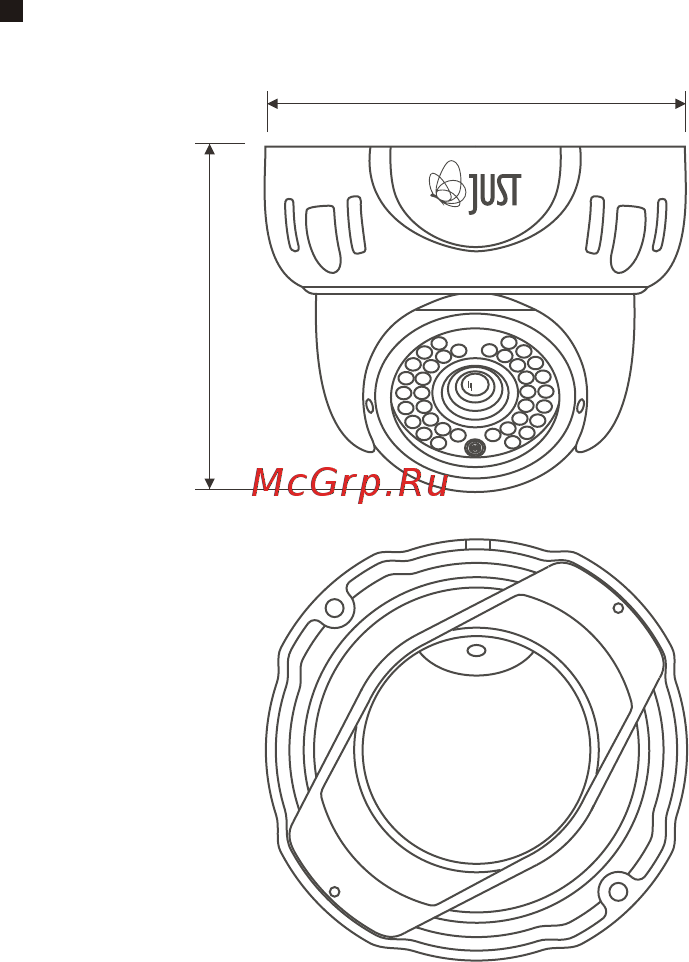 Just JC-S322VNM-i36 [22/22] Размеры мм