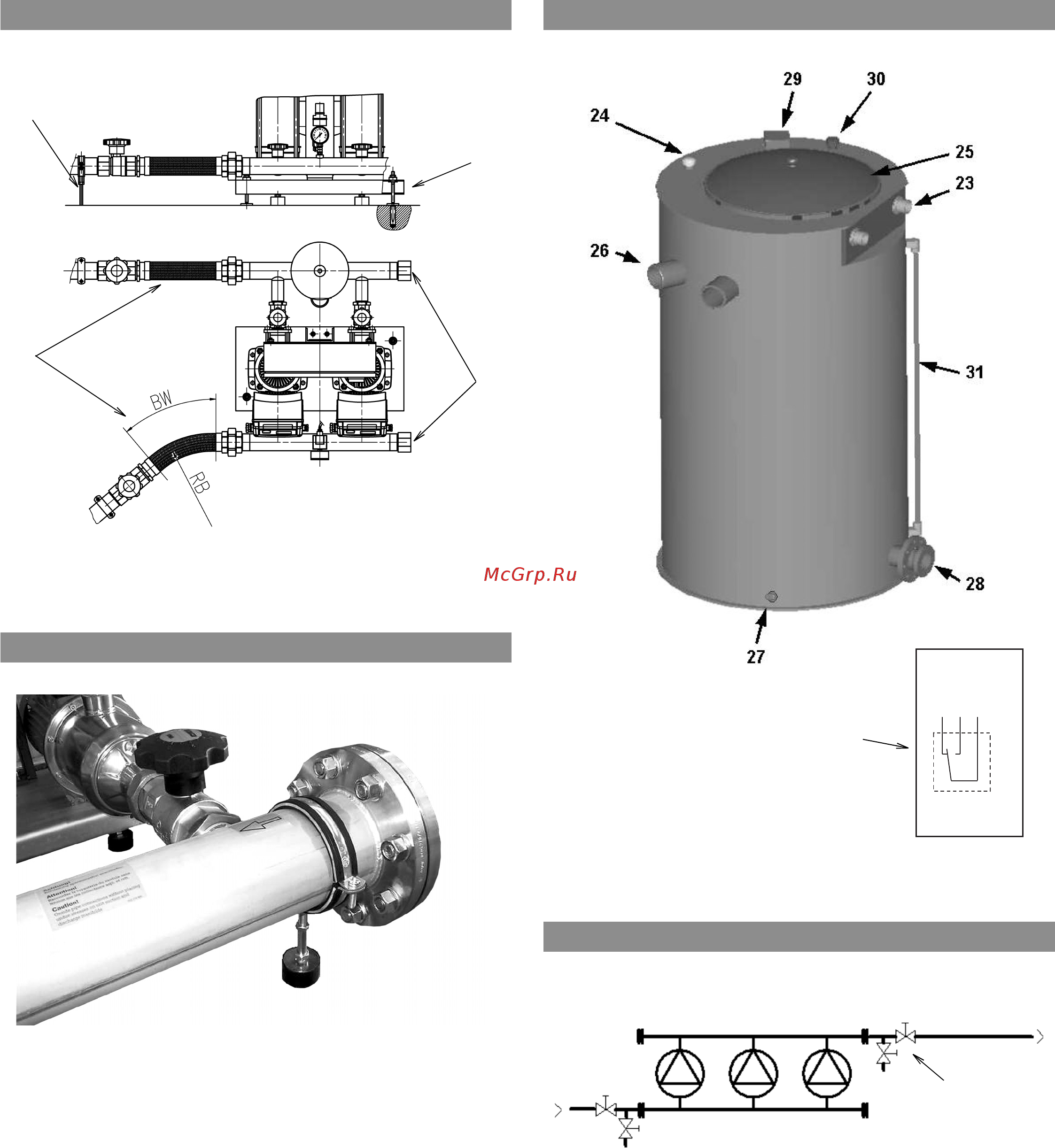 Wilo Comfort CO-2 Helix V 609/K/CC Инструкция по монтажу и эксплуатации онлайн [6/30] 292570