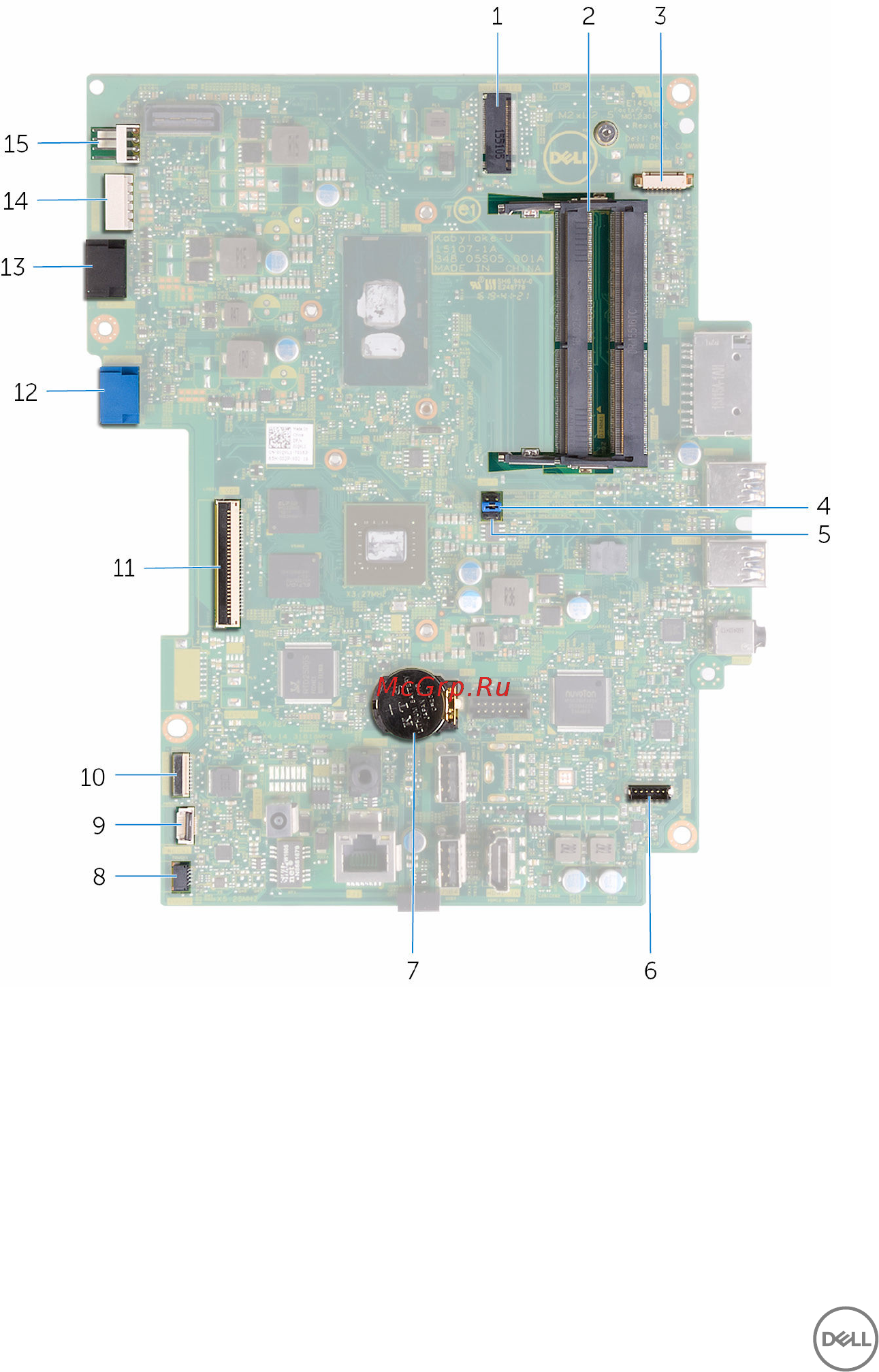 Dell Inspiron 3264-9071 кВ Инструкция по эксплуатации онлайн [16/105] 286444