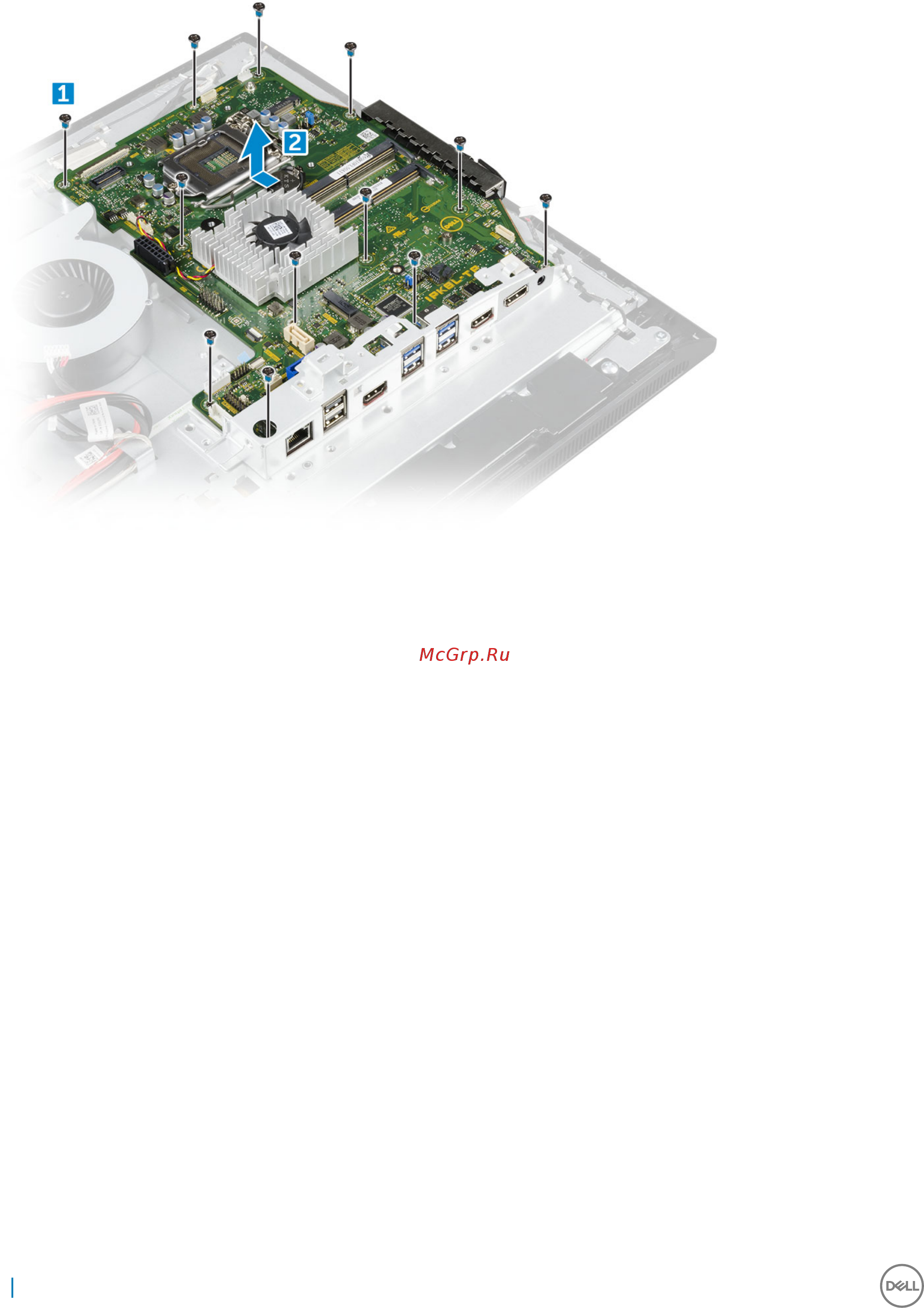 Dell Optiplex 7450-8428 [36/77] Installing the system board