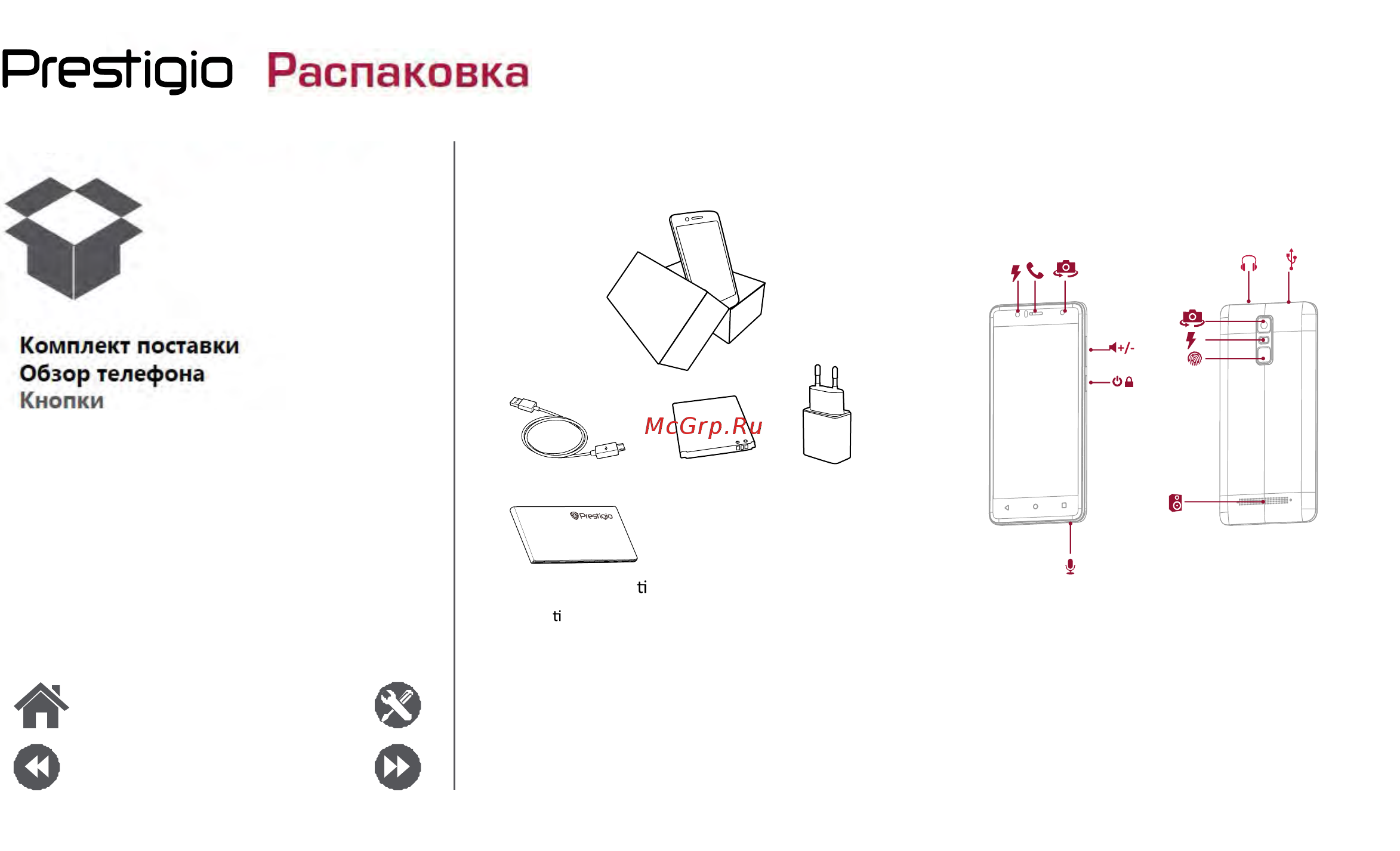Prestigio Muze B5 Duo 16Gb Black [2/39] Распаковка