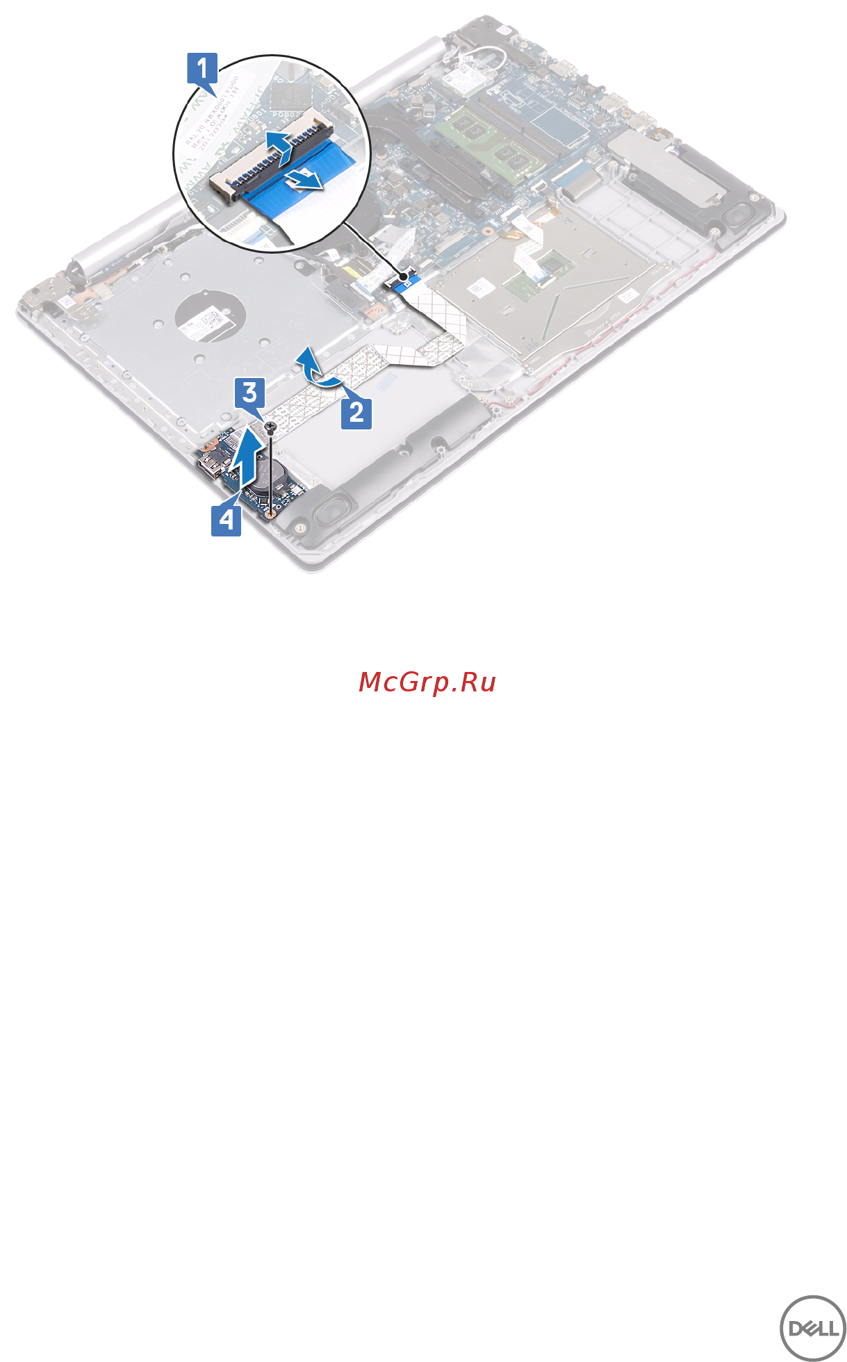 Dell Inspiron 5570-5419 [86/156] Последовательность действий для компьютеров поставляемых без оптического диска