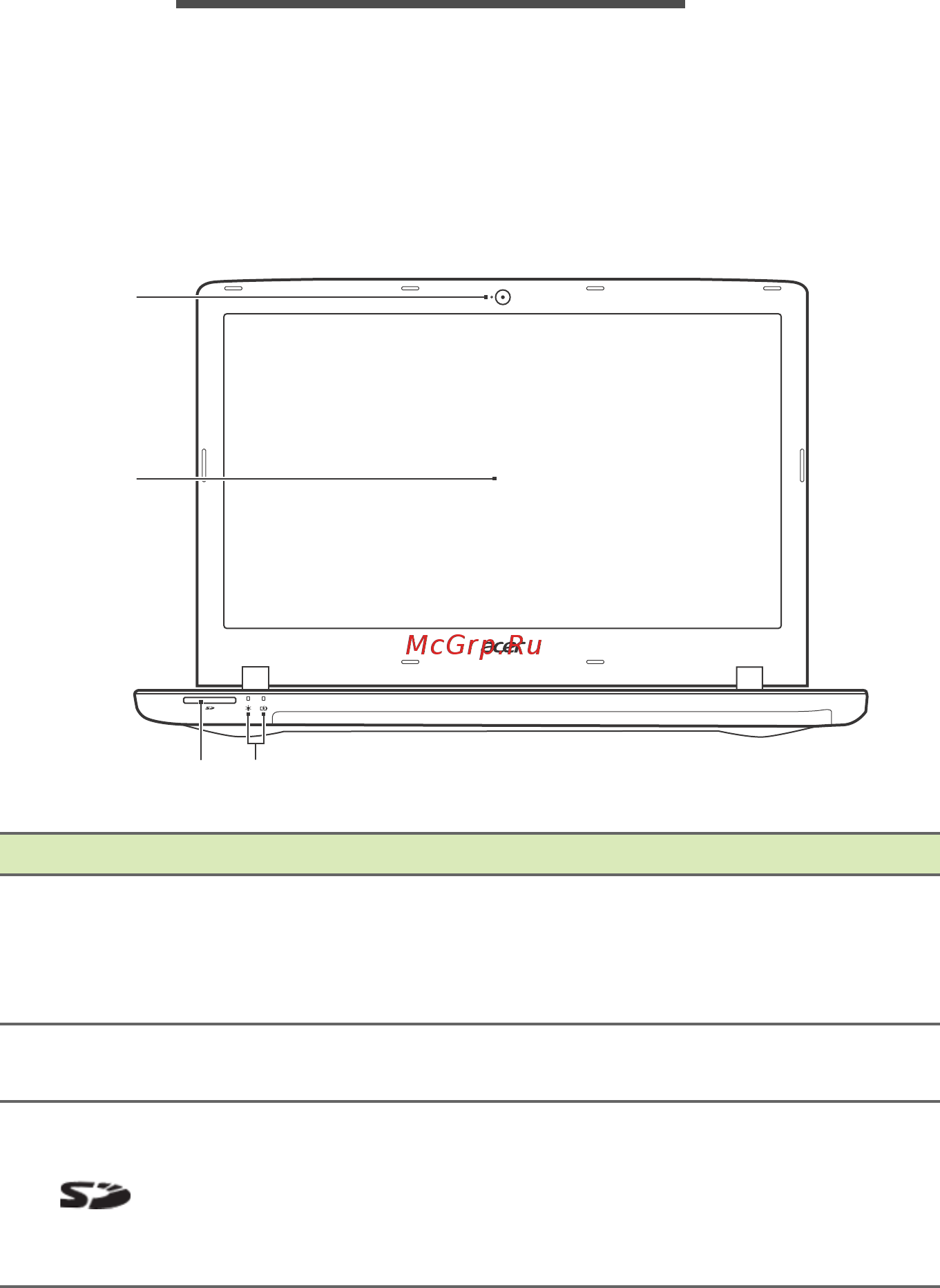 Acer Aspire E 15 E5-575G-396N NX.GDWER.022 [10/91] Знакомство с вашим ноутбуком acer