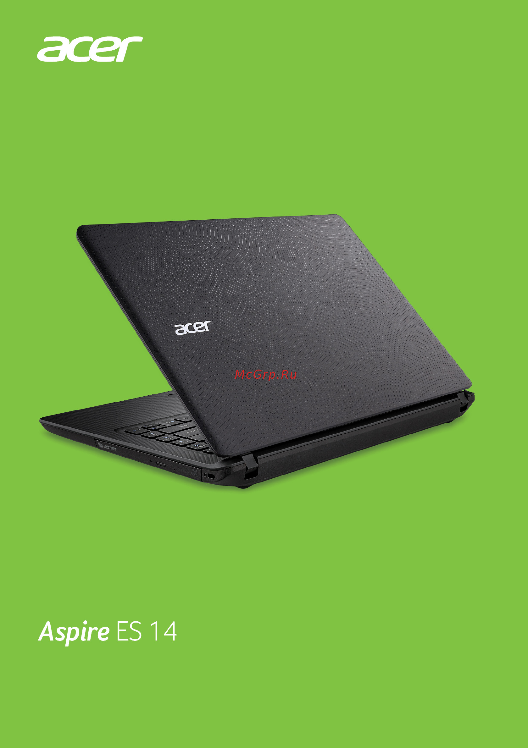 Acer Aspire ES 14 ES1-432-C9Y8 NX.GGMER.002 Инструкция по эксплуатации онлайн