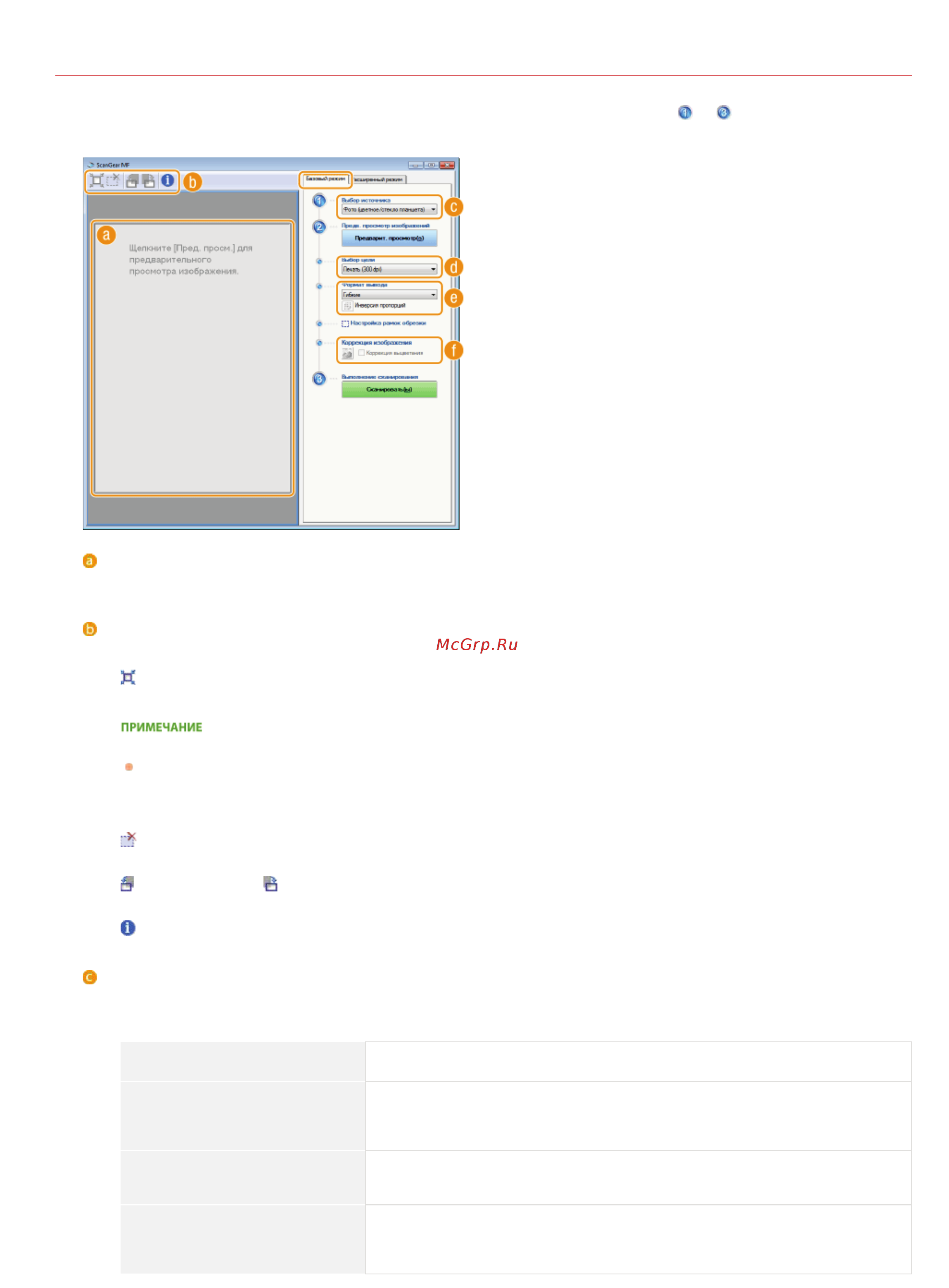 Canon i-SENSYS MF729Cx Лазерный \ светодиодный, Белый, Цветная, А4 [253/790] Настройка параметров сканирования в простом режиме