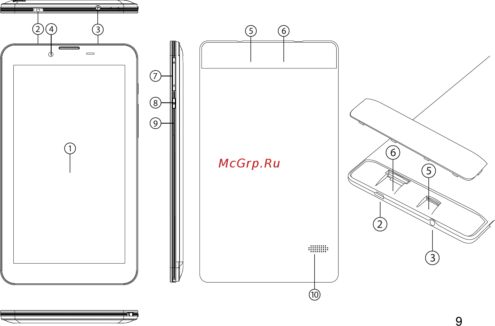 Digma CITI 7906 3G Инструкция по эксплуатации онлайн [9/24] 711236