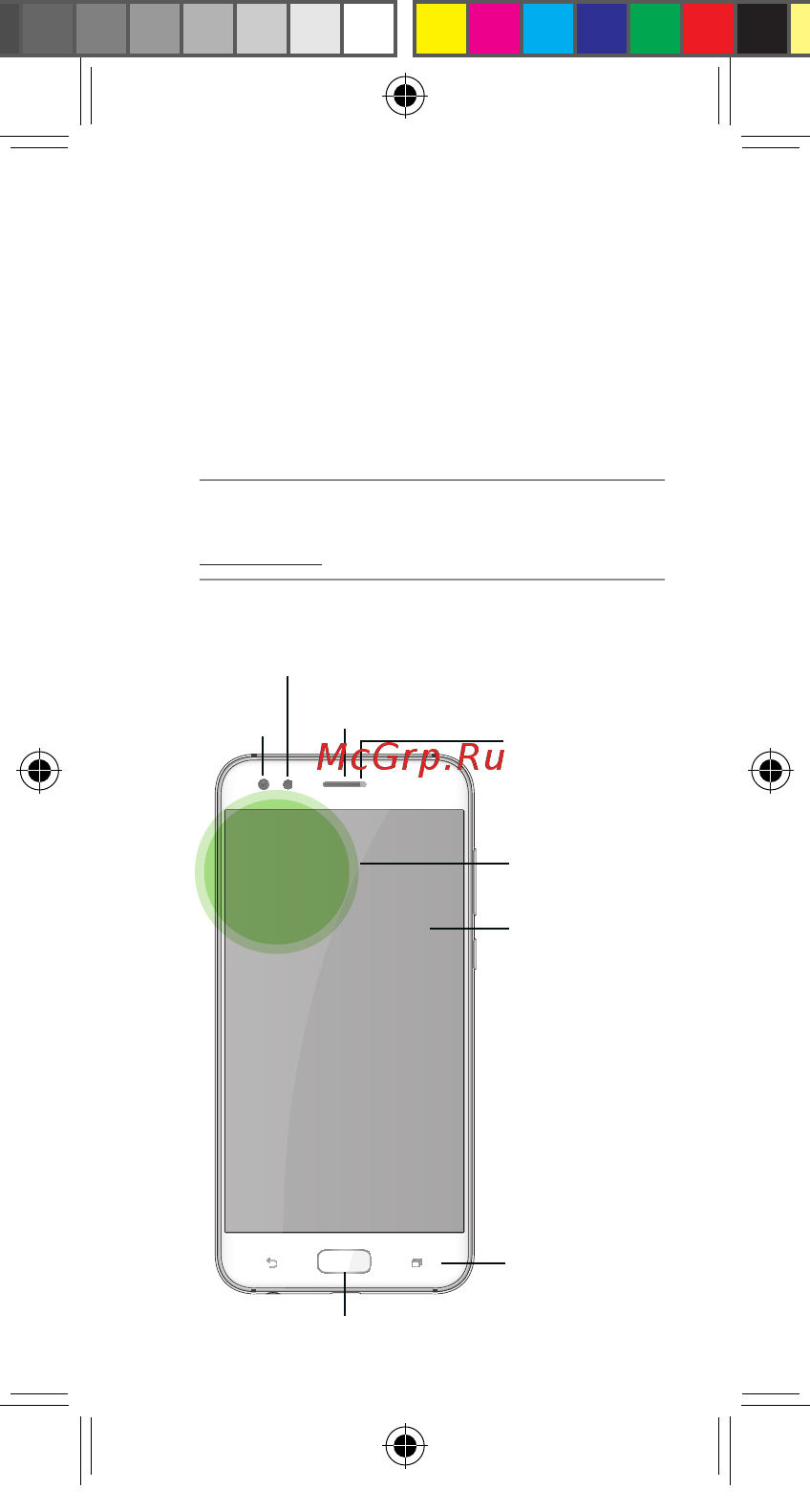 Asus ZENFONE 4 ZE554KL 64GB WHITE [2/27] Элементы лицевой панели