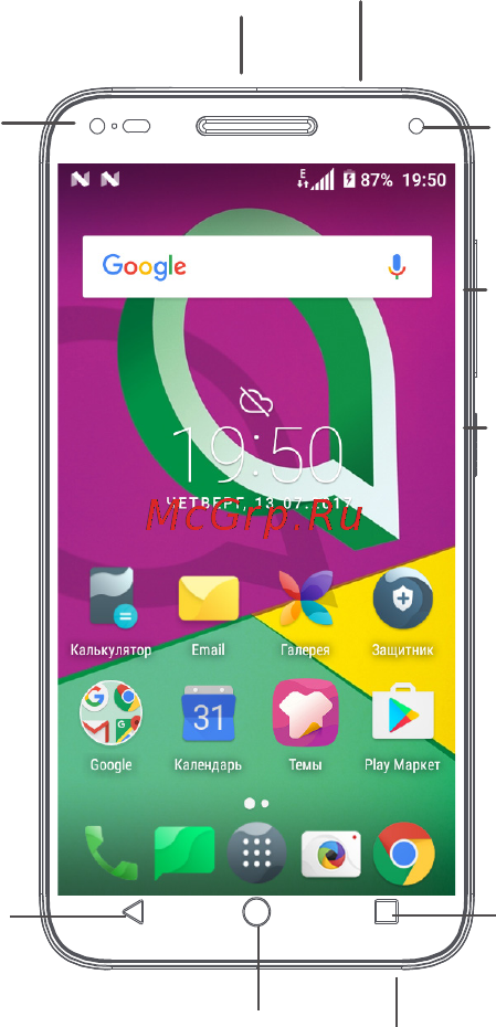 Alcatel U5 3G DS White + Light Gray (4047D) [9/53] Ваш телефон