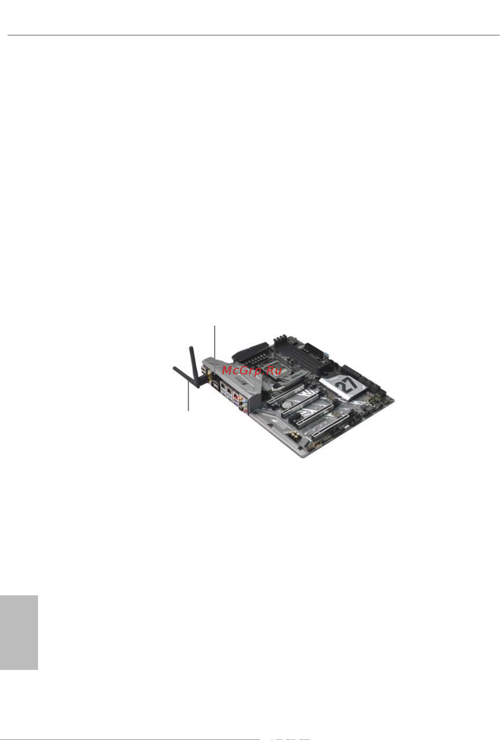 ASRock Z270 SUPERCARRIER SOCKET 1151 Z270 4XDDR4 [8/202] Wifi 802 1ac module and asrock wifi 2 5 ghz antenna