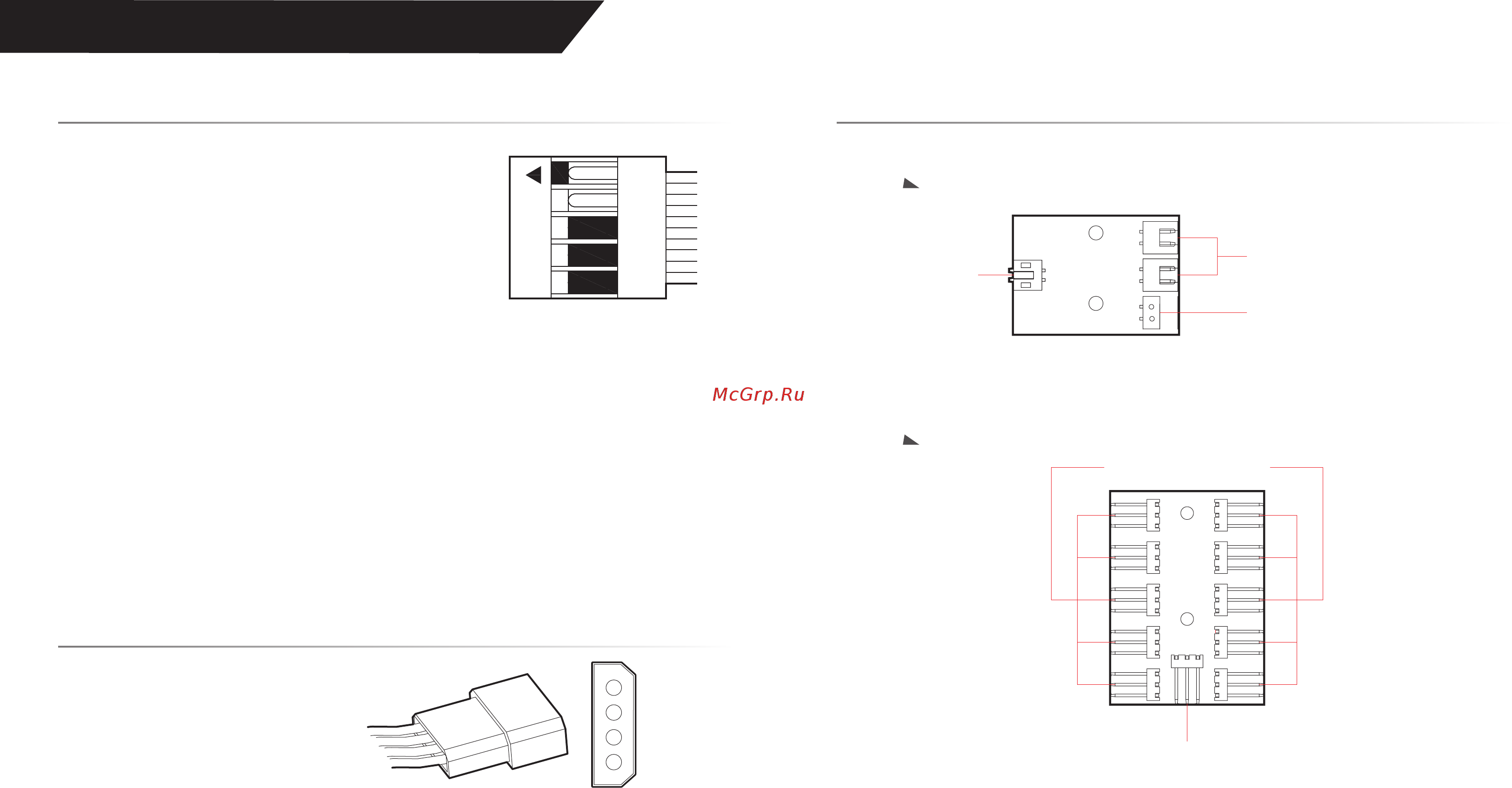 NZXT H440 Красный, черный [7/13] Connections and electrical systems