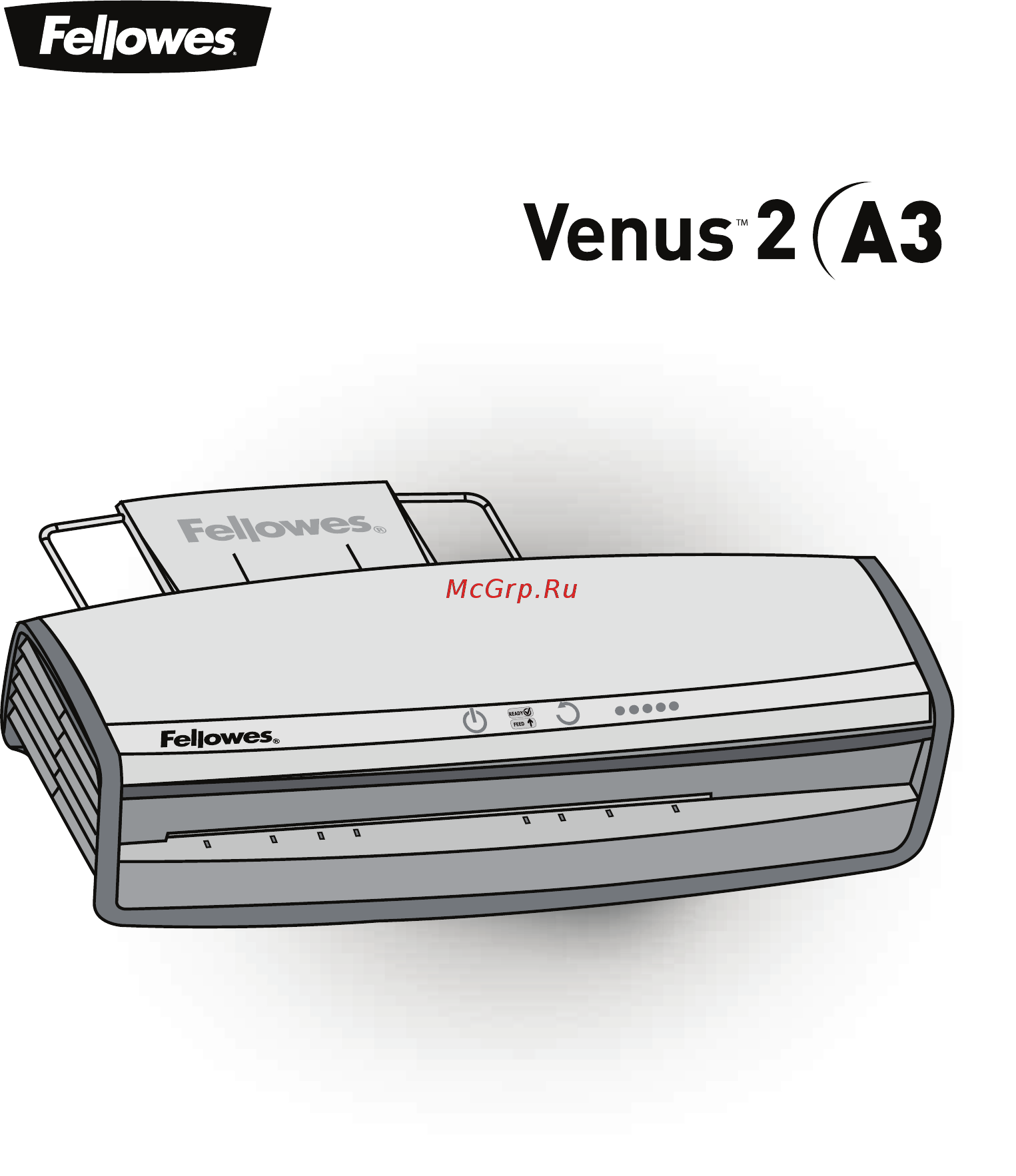 Fellowes Venus 2 A3 FS-57342 FS-57342 Черный Инструкция по эксплуатации онлайн