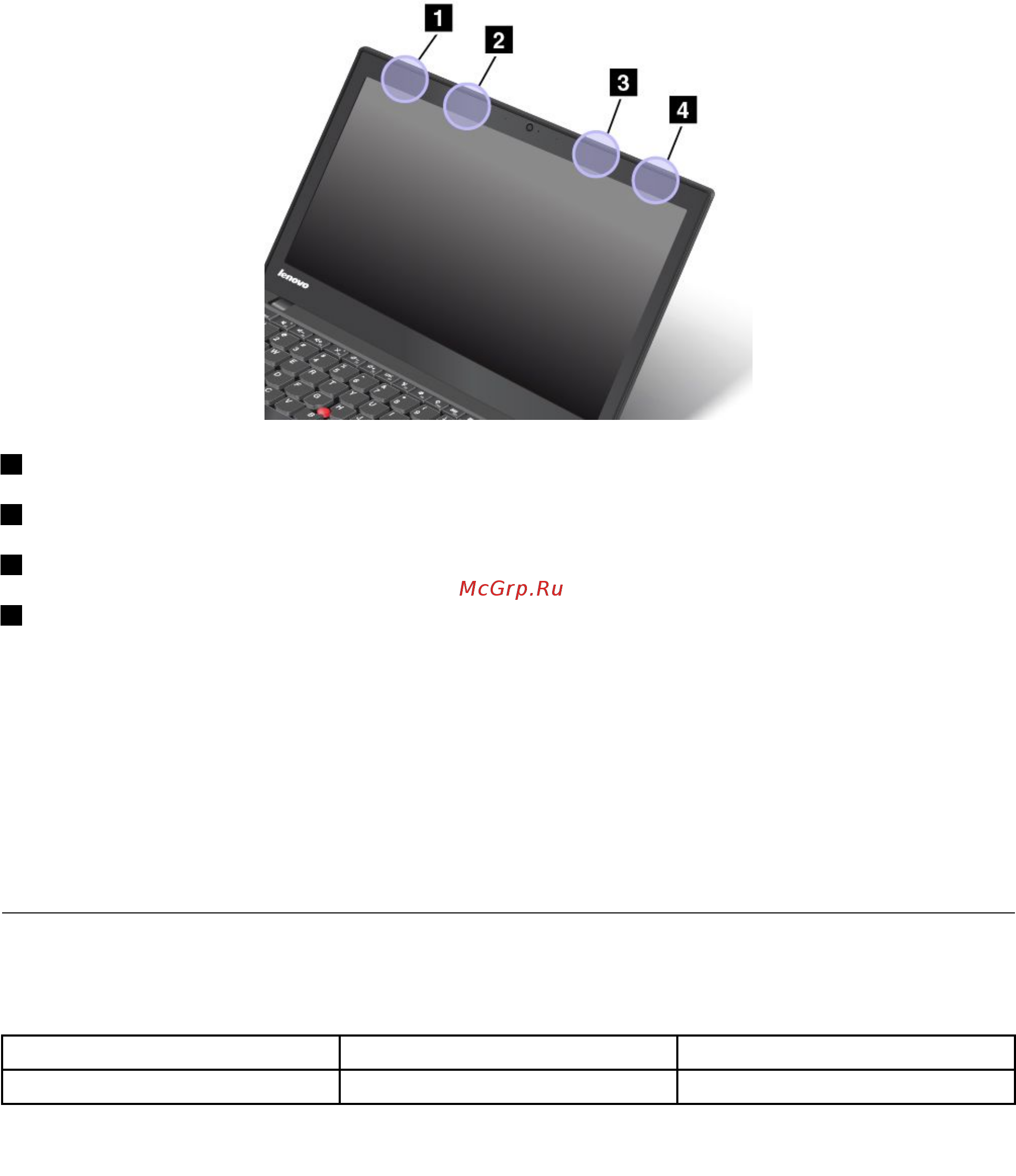 Lenovo T450s (20BX002LRT) [181/199] Расположение антенн беспроводной связи ultraconnect