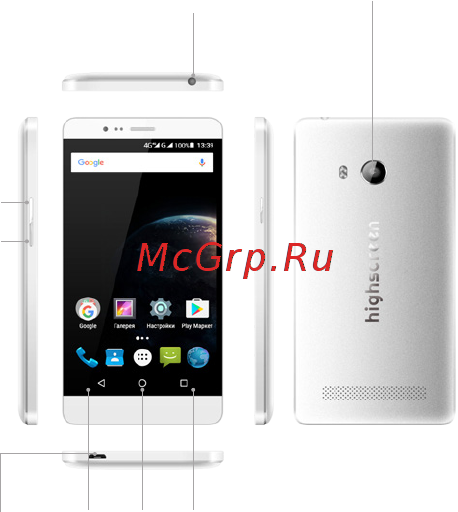 Highscreen Thunder 16Gb Black [4/20] Содержимое коробки