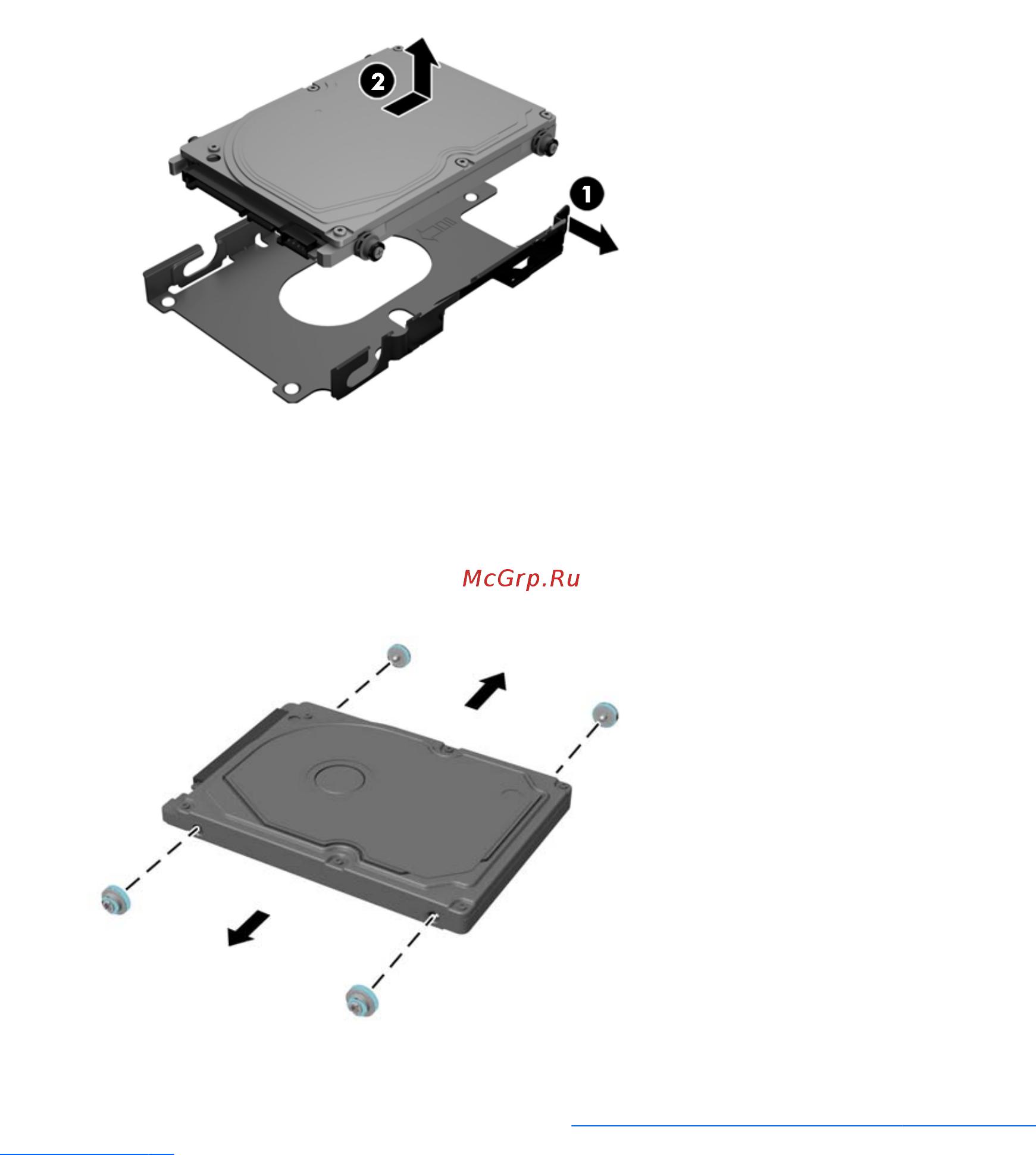 HP 400 G2 T4R04EA [61/75] Установка жесткого диска форм фактора 2 5 дюйма