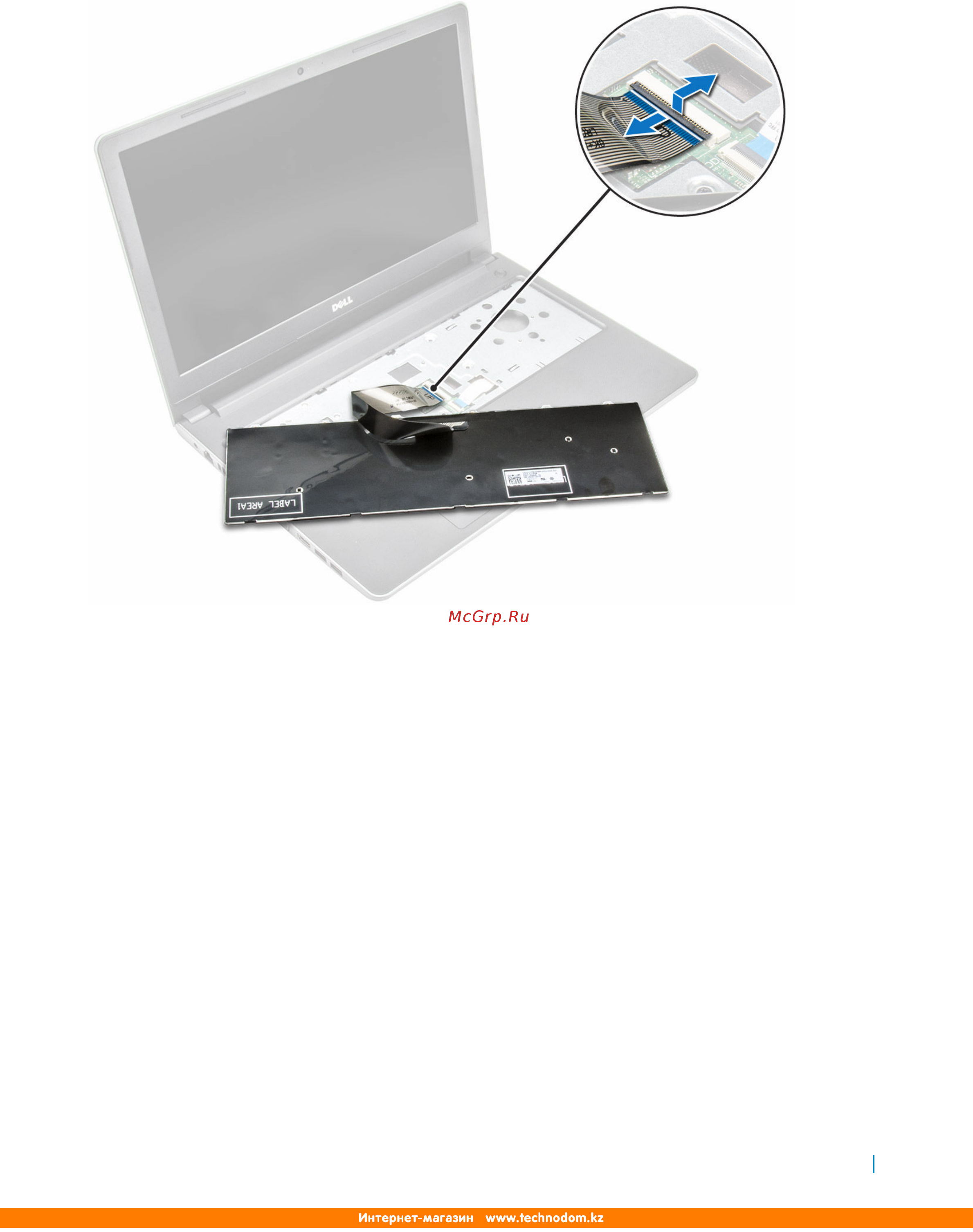Dell Vostro 3568-8154 Черный [19/86] Установка клавиатуры