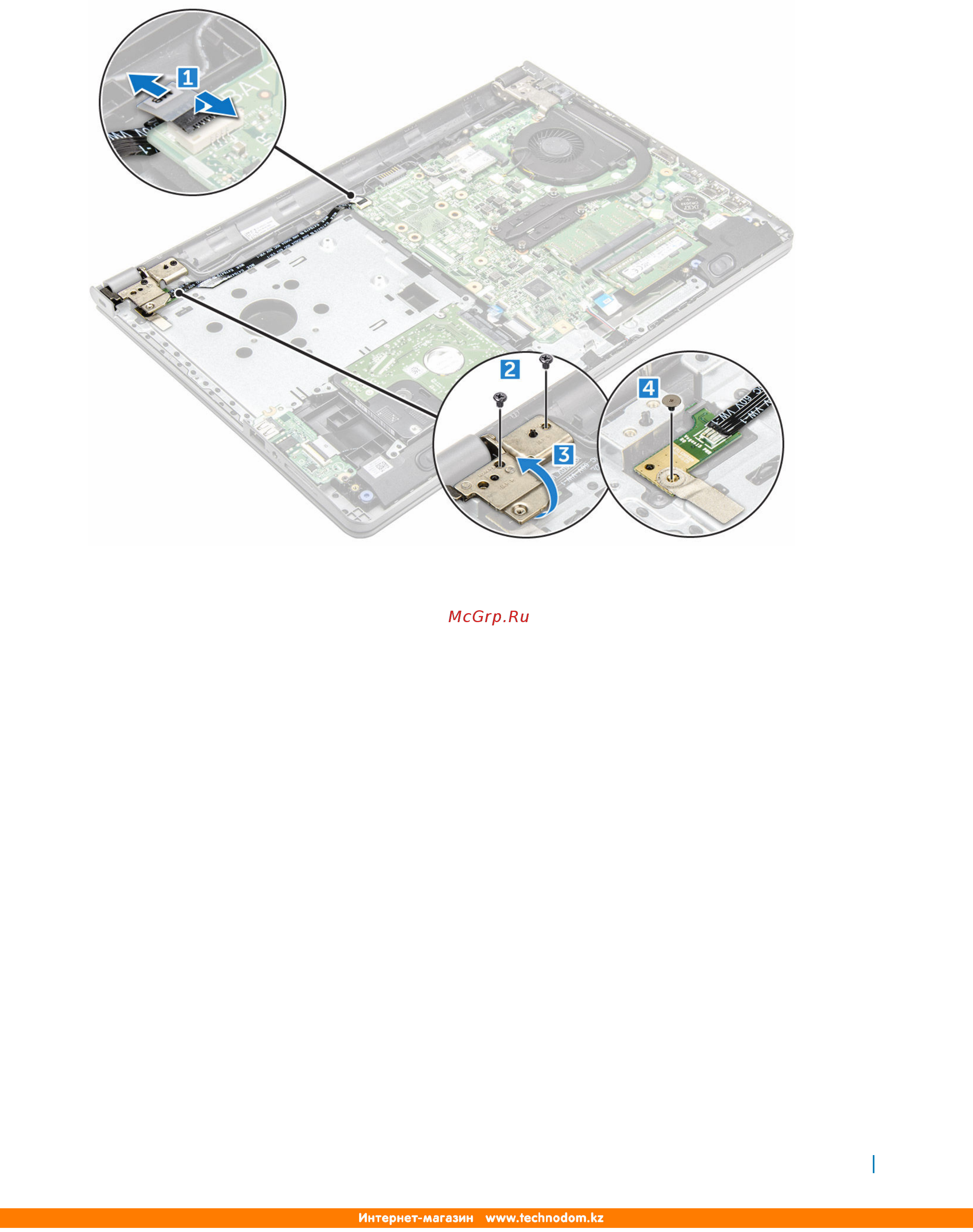 Dell Vostro 3568-8154 Черный [29/86] Установка платы кнопки питания