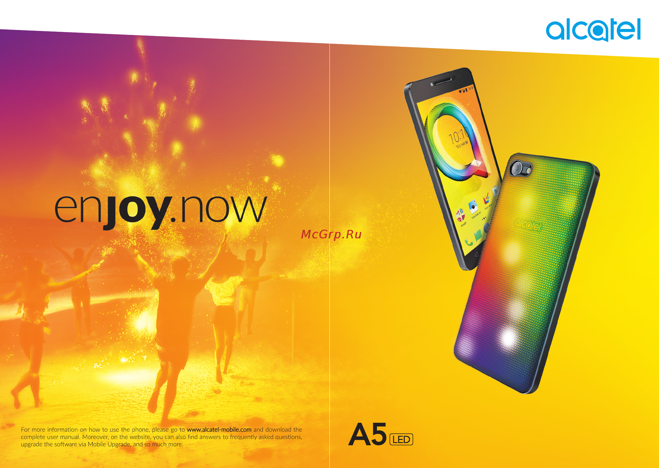 Alcatel A5 LED 5085D Silver Инструкция по эксплуатации онлайн