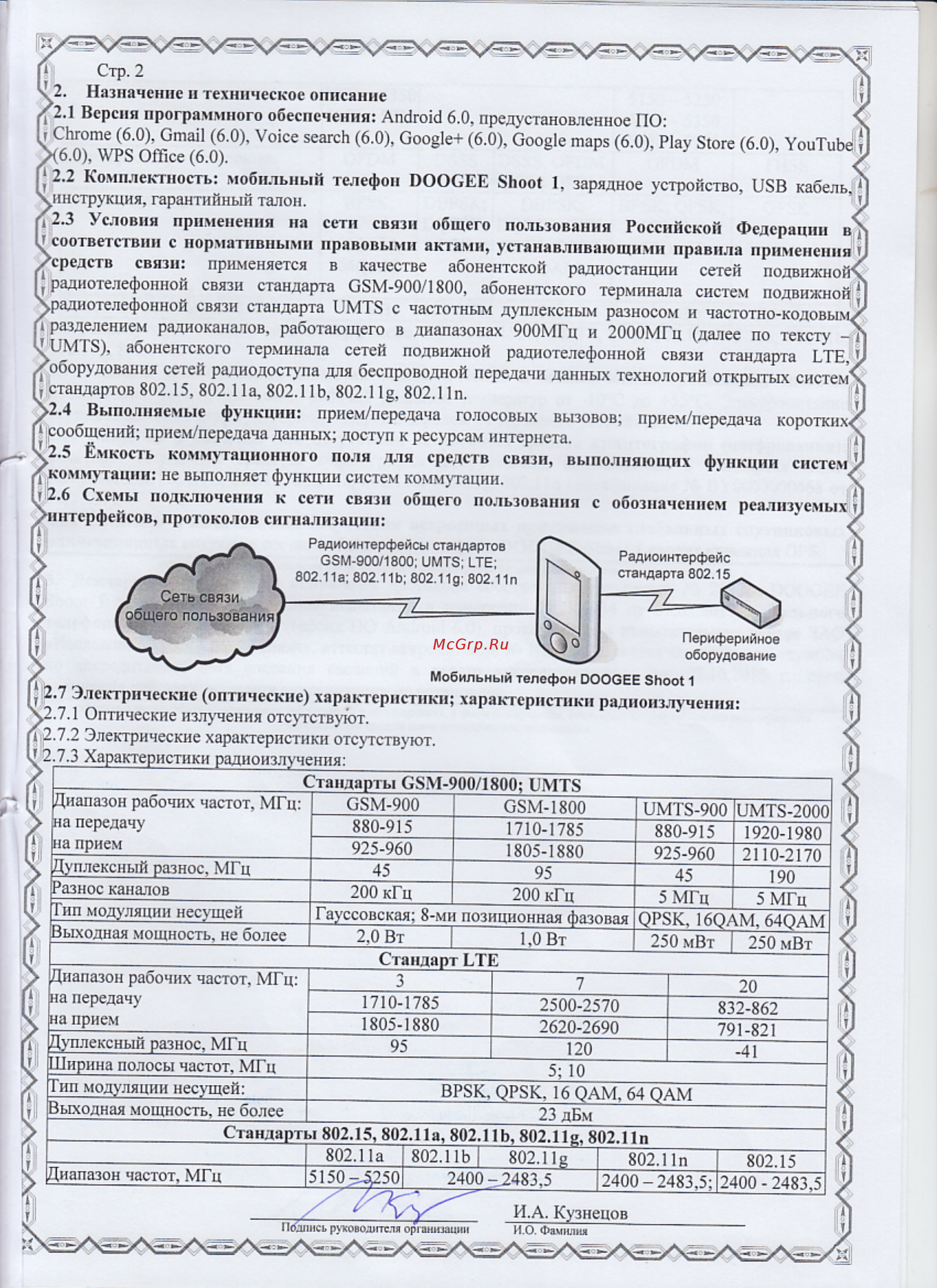 Doogee Shoot1 16Gb Galaxy Grey Инструкция по эксплуатации онлайн [5/7] 289262