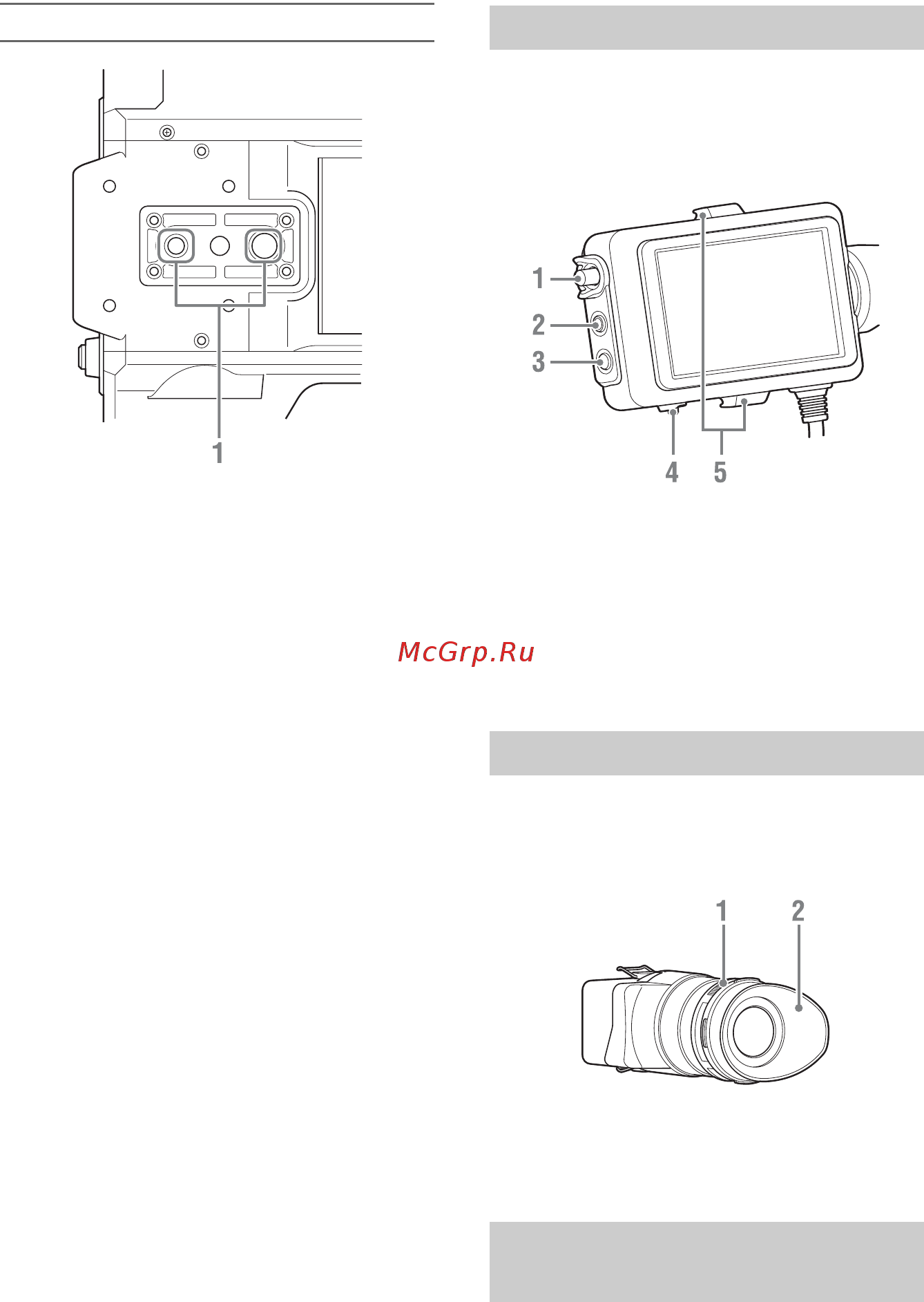 Sony PXW-FS7K [12/137] Видоискатель