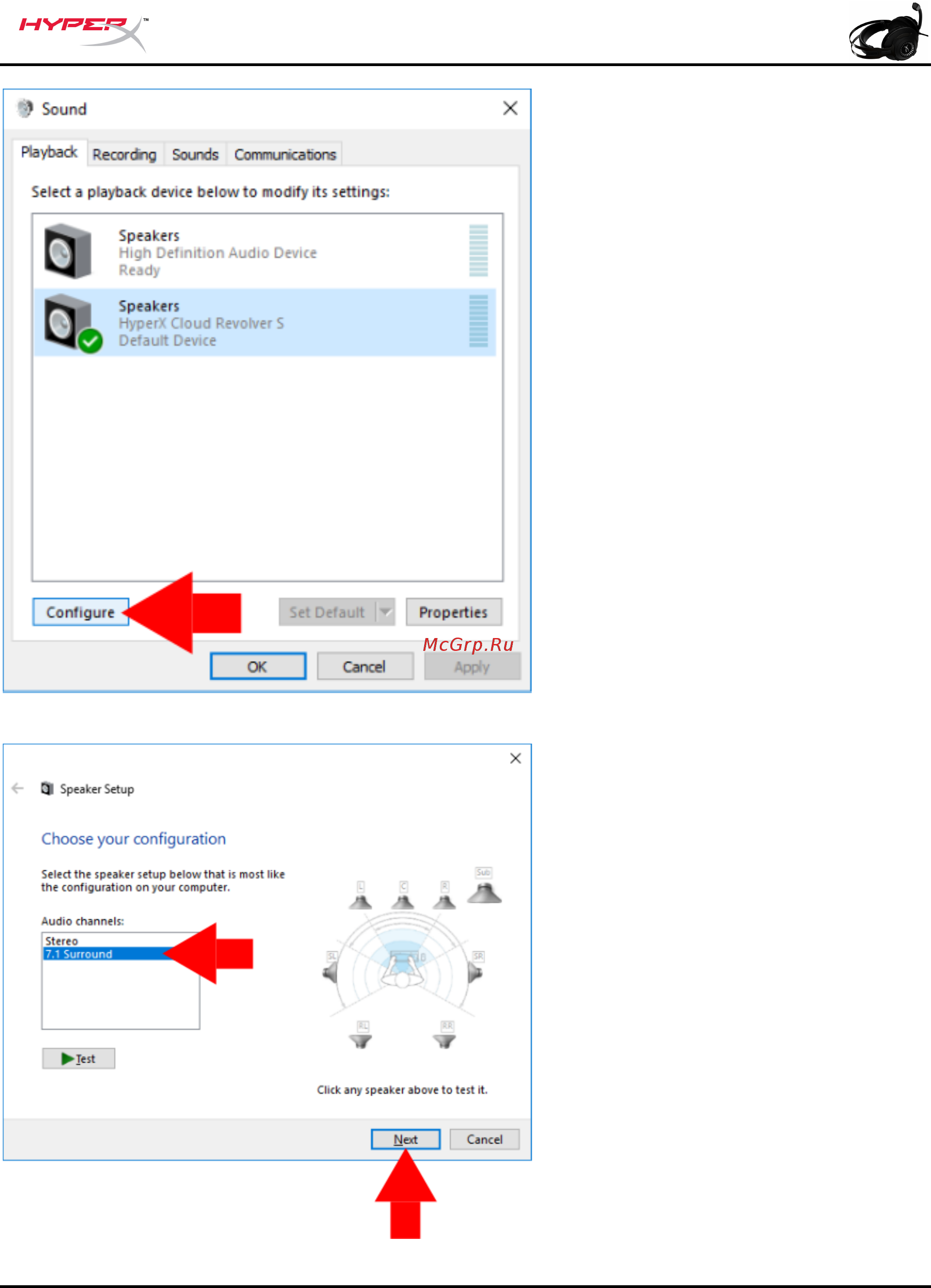 Kingston HyperX Cloud Revolver S Инструкция по эксплуатации онлайн [10/301] 289542