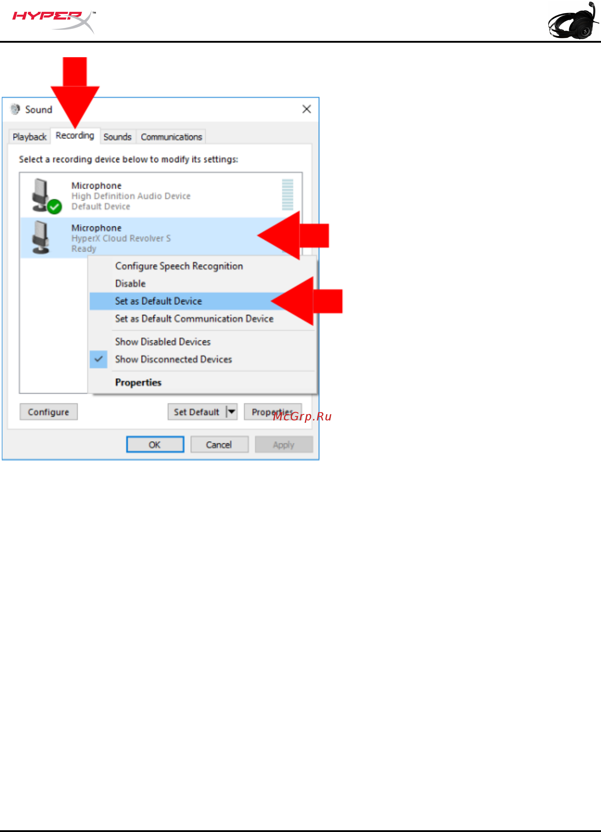 Kingston HyperX Cloud Revolver S Инструкция по эксплуатации онлайн [11/301] 289542