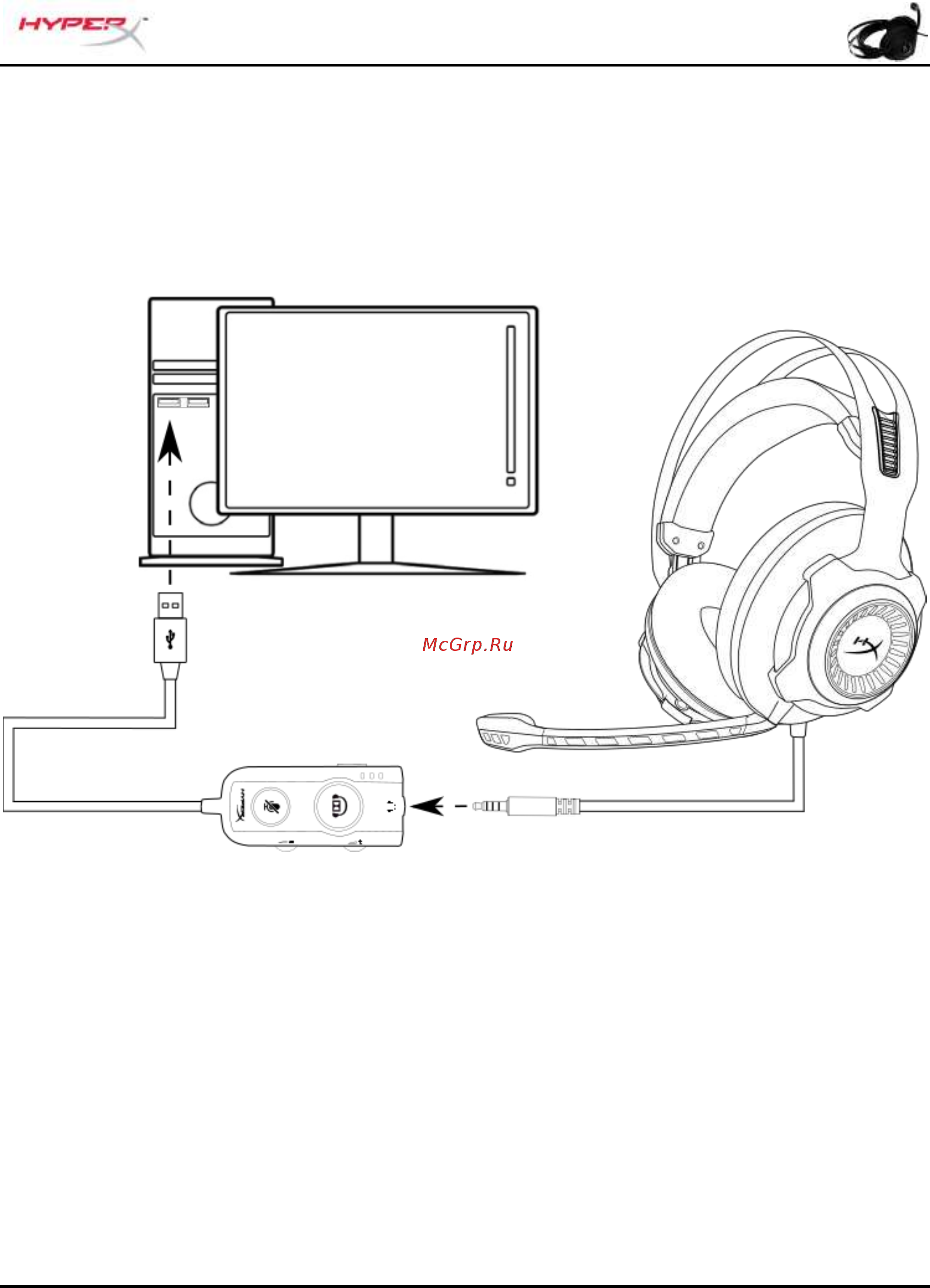 Kingston HyperX Cloud Revolver S [248/301] Sử dụng hộp điều khiển âm thanh usb pc mac