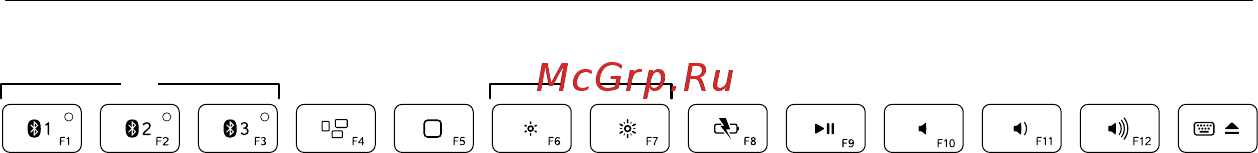 Logitech K760 [70/76] Функції продукту