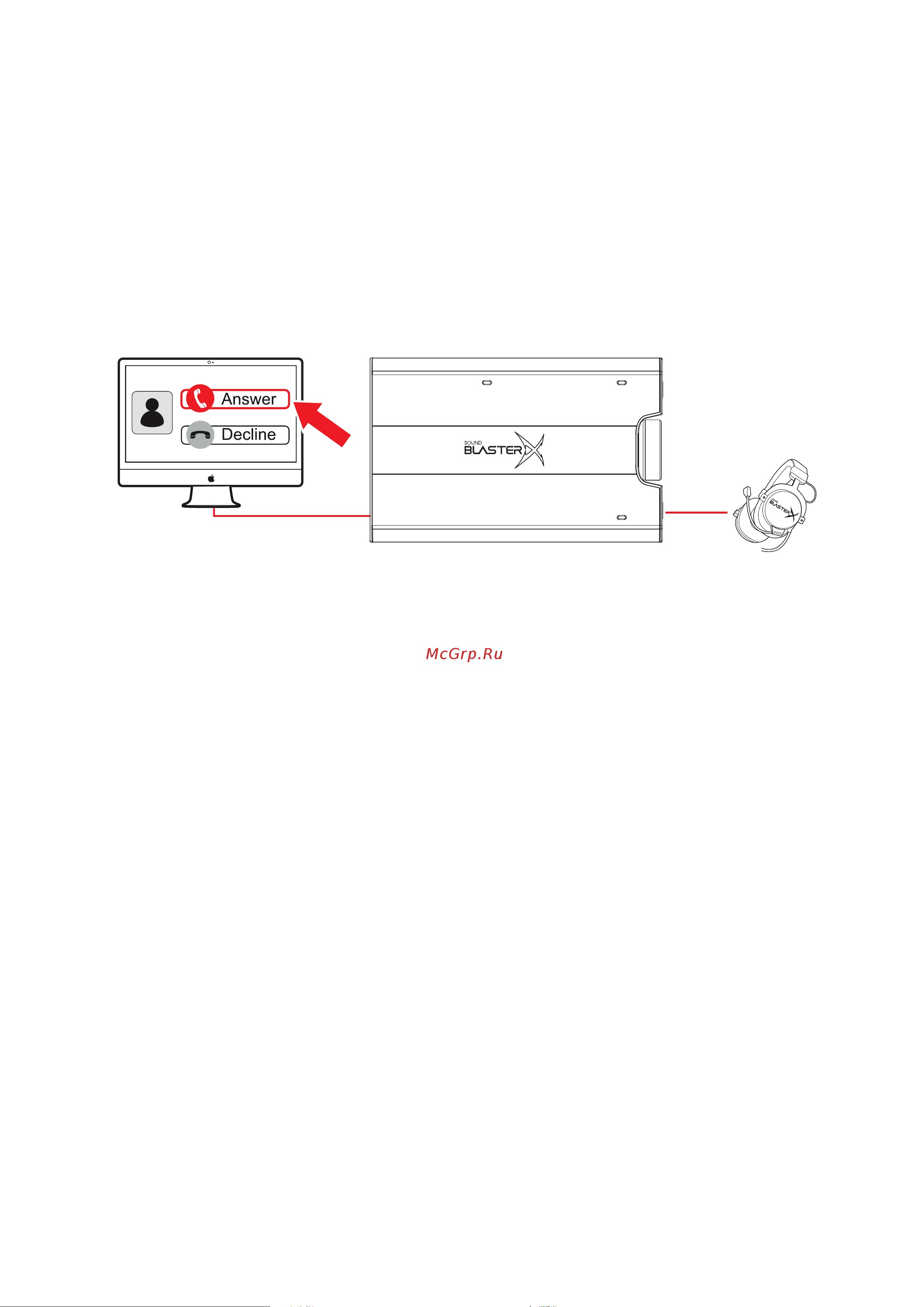 Creative USB Sound BlasterX G5 (70SB170000000) [23/40] Ответ на вызов