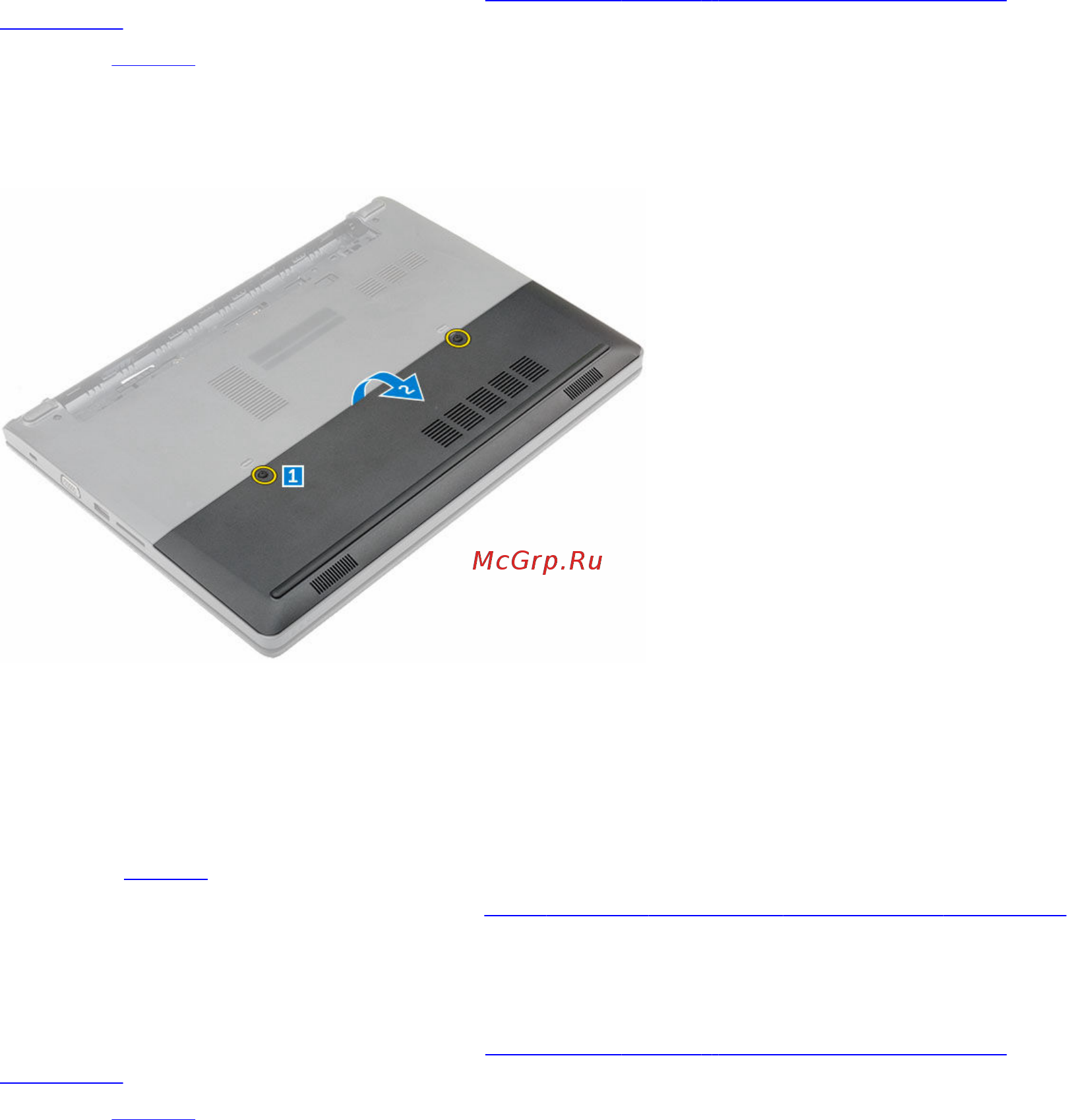 Dell 3460-8988 (3460-8988) [10/54] Снятие нижней крышки