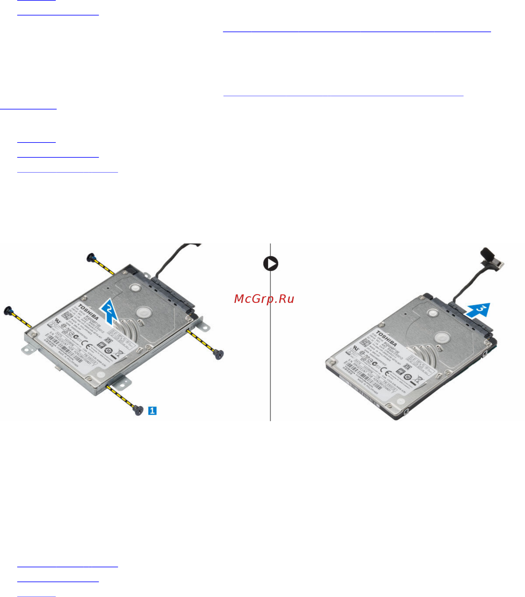 Dell 3560 (3560-9022) [12/54] Установка жесткого диска в сборе