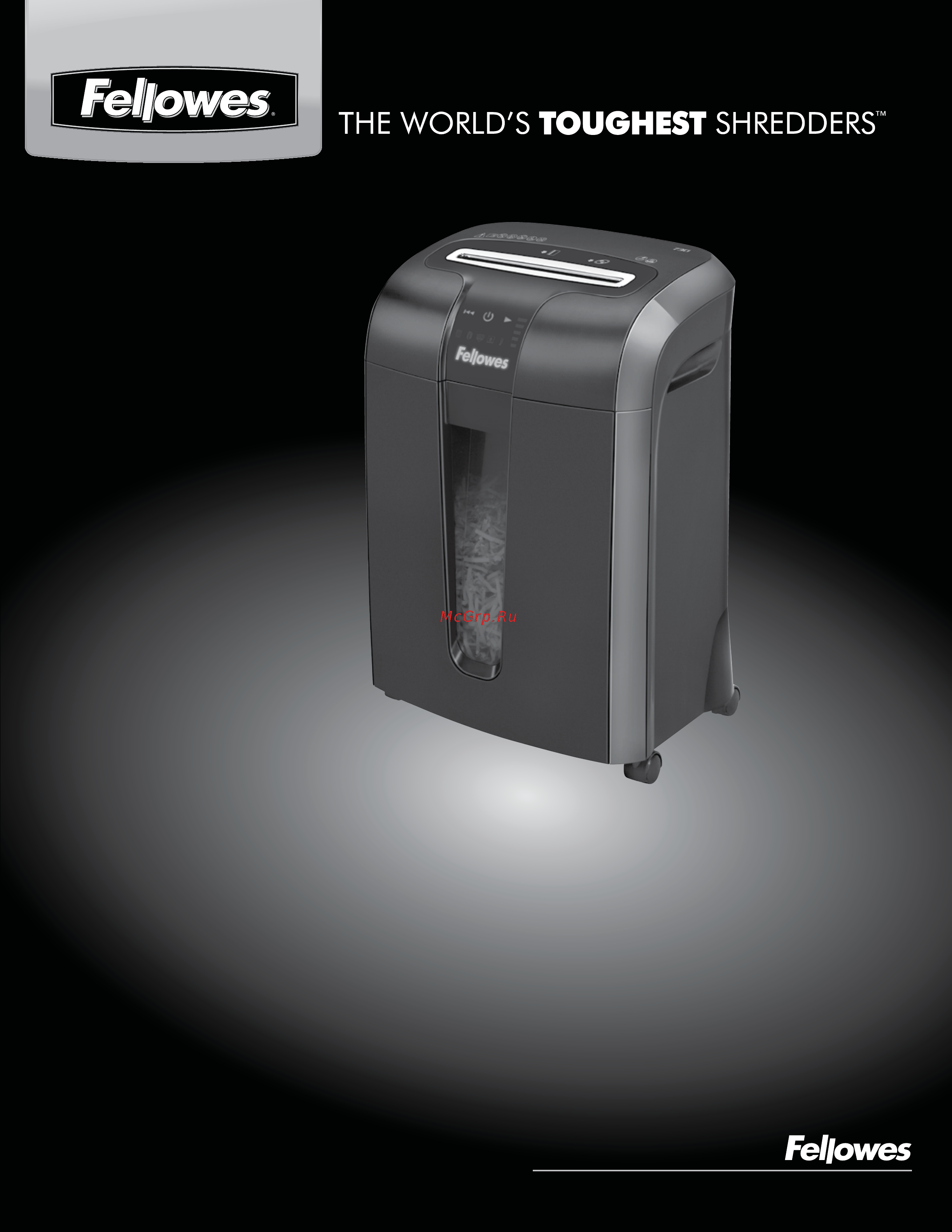 Fellowes PowerShred 73Ci FS-46011 Серый, черный Инструкция по эксплуатации онлайн