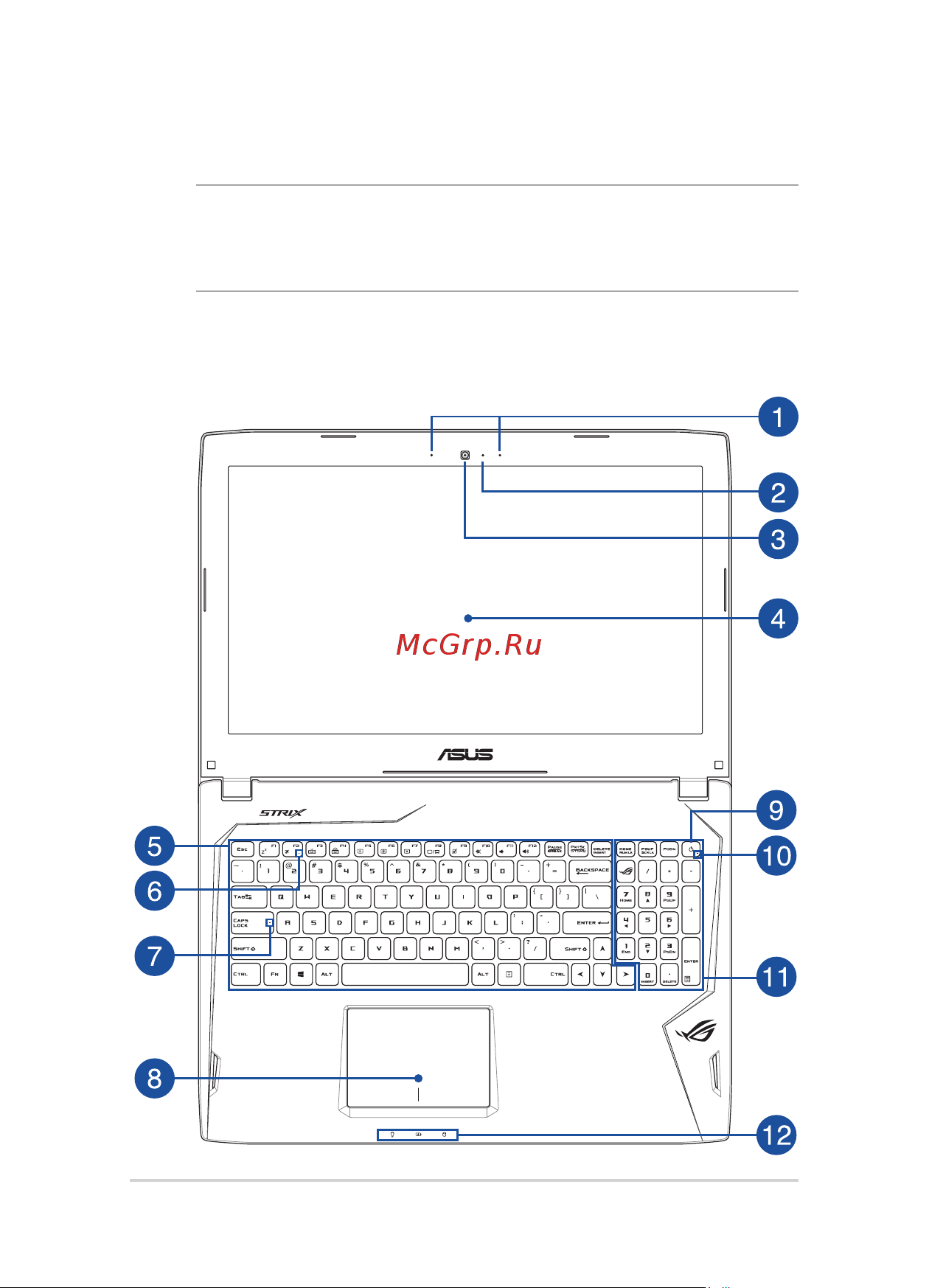 Asus GL502VM-FY243 [14/114] Вид сверху
