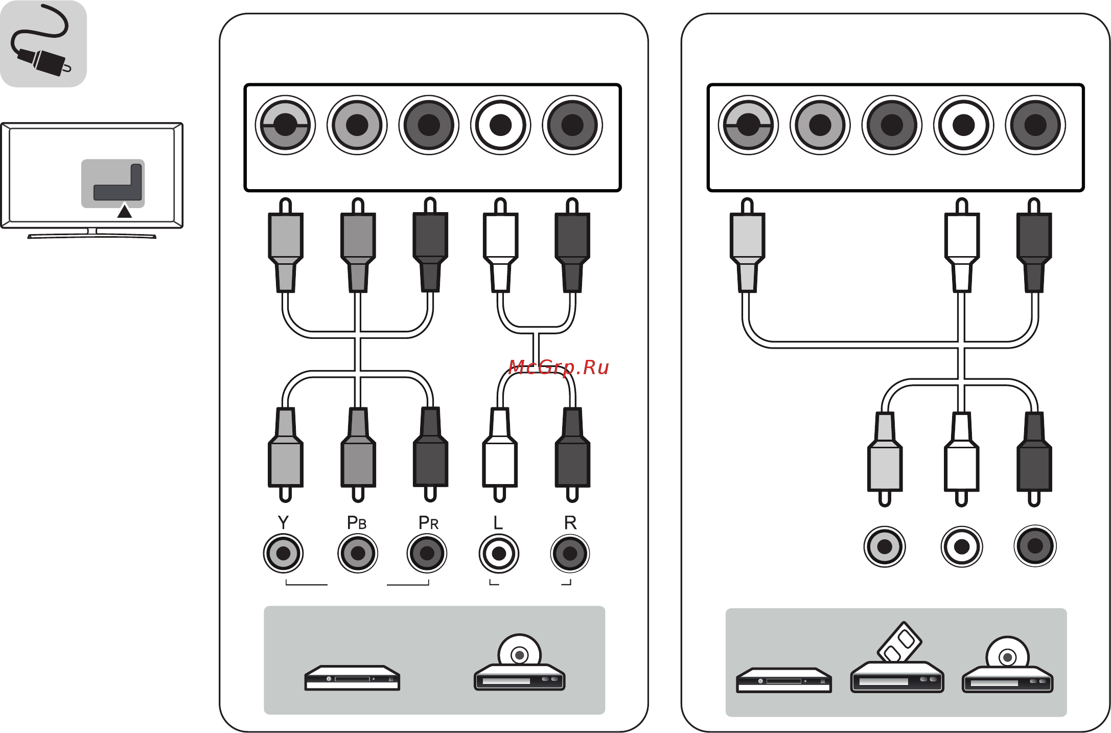 LG 60UJ634V [5/38] Component in av in