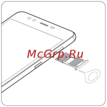 Nubia M2 LITE 32GB BLACK (NX573J) [6/20] Установка sim карт
