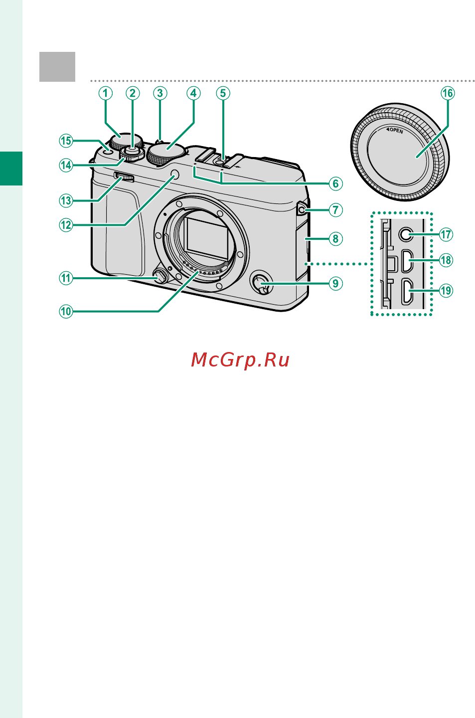 Fujifilm X-E3 Black [22/360] Компоненты фотокамеры