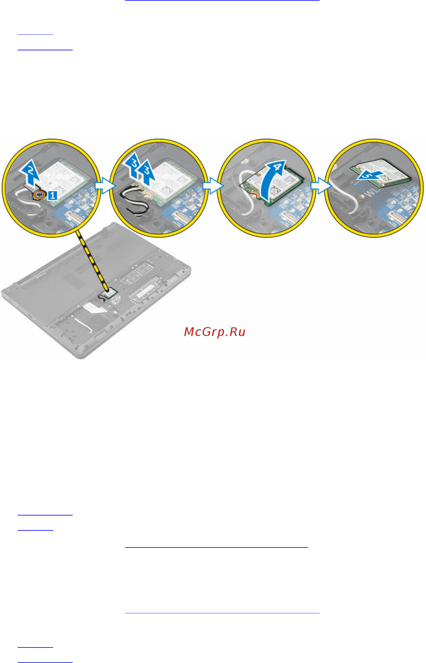 Dell 3460 (3460-8964) [12/47] Removing the wlan card
