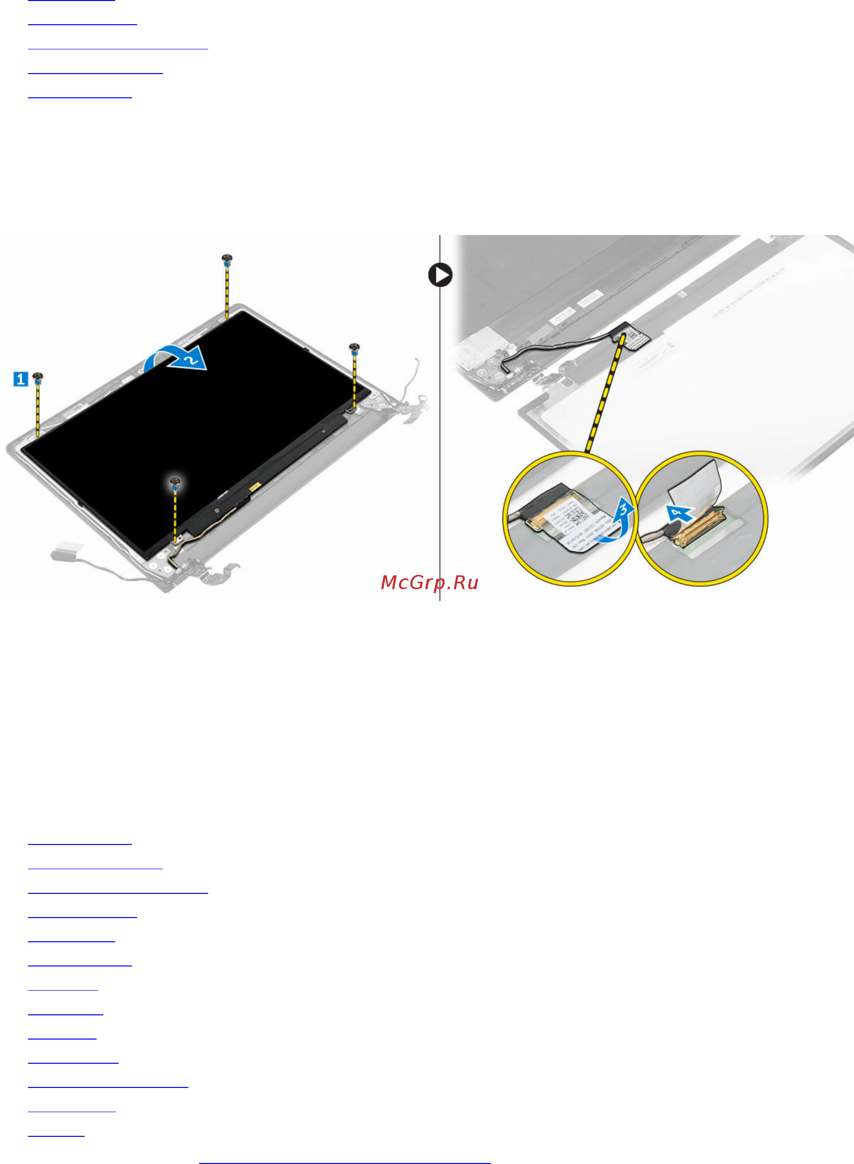Dell 3460 (3460-8964) [27/47] Installing the display panel