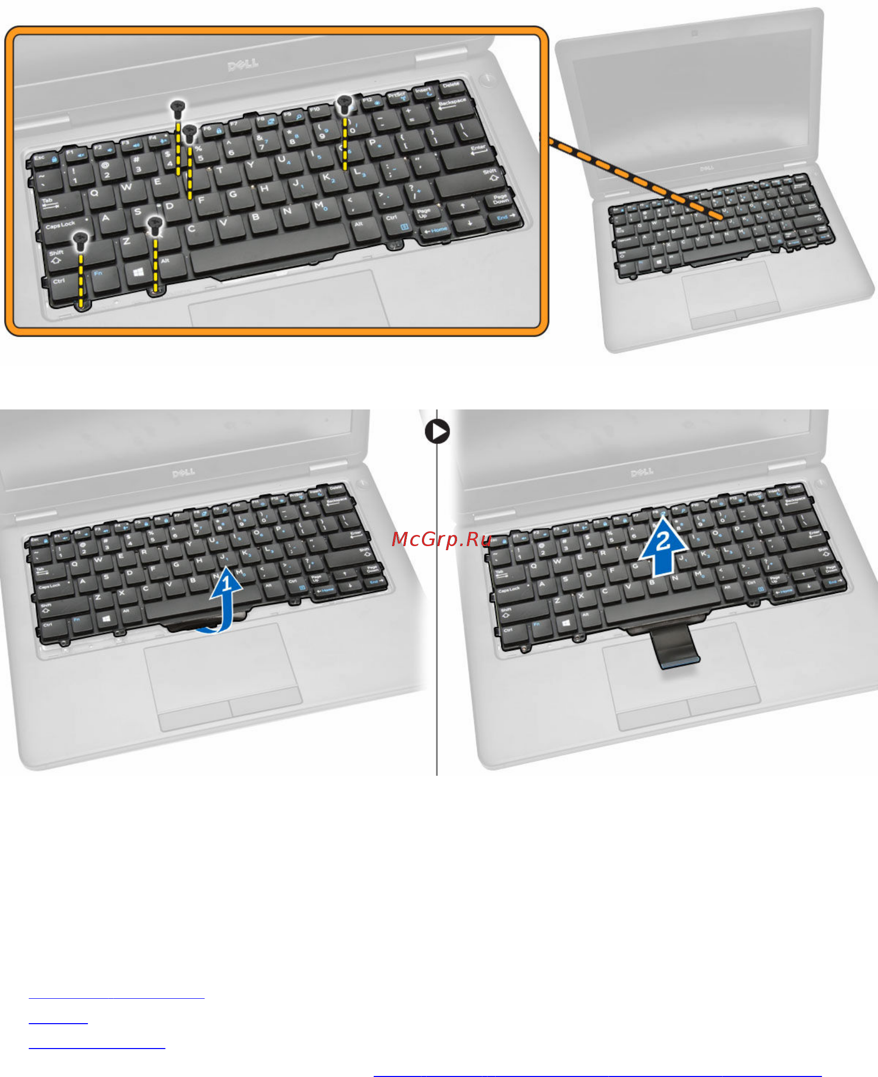 Dell E5250 (5250-7720) [15/65] Установка клавиатуры