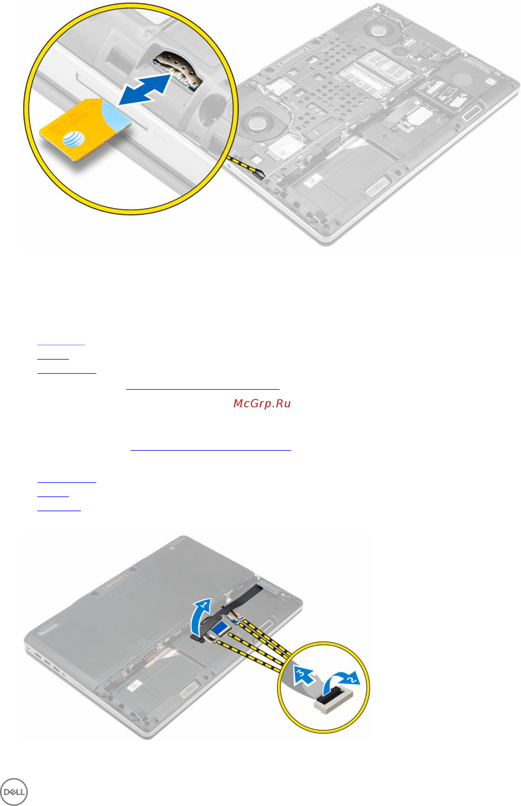 Dell 7510 (7510-9822) [13/57] Installing the subscriber identification module sim card