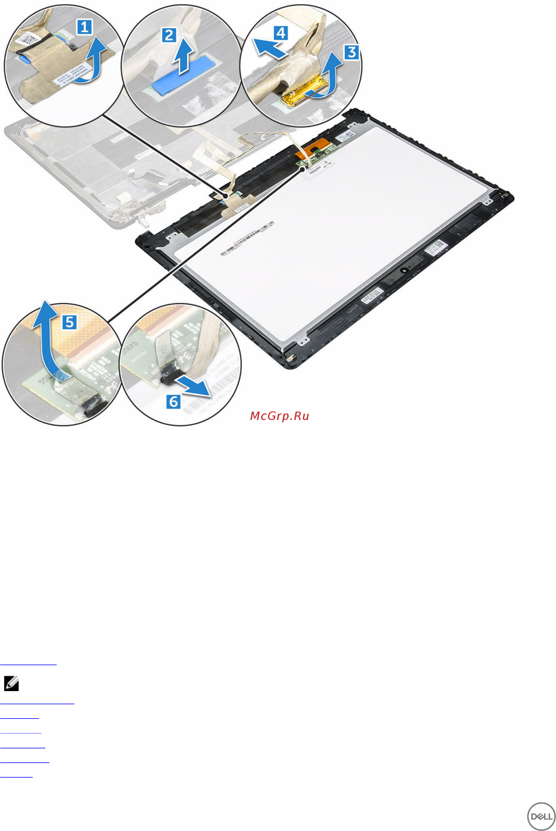 Dell 7510 (7510-9822) [32/57] Installing the display panel
