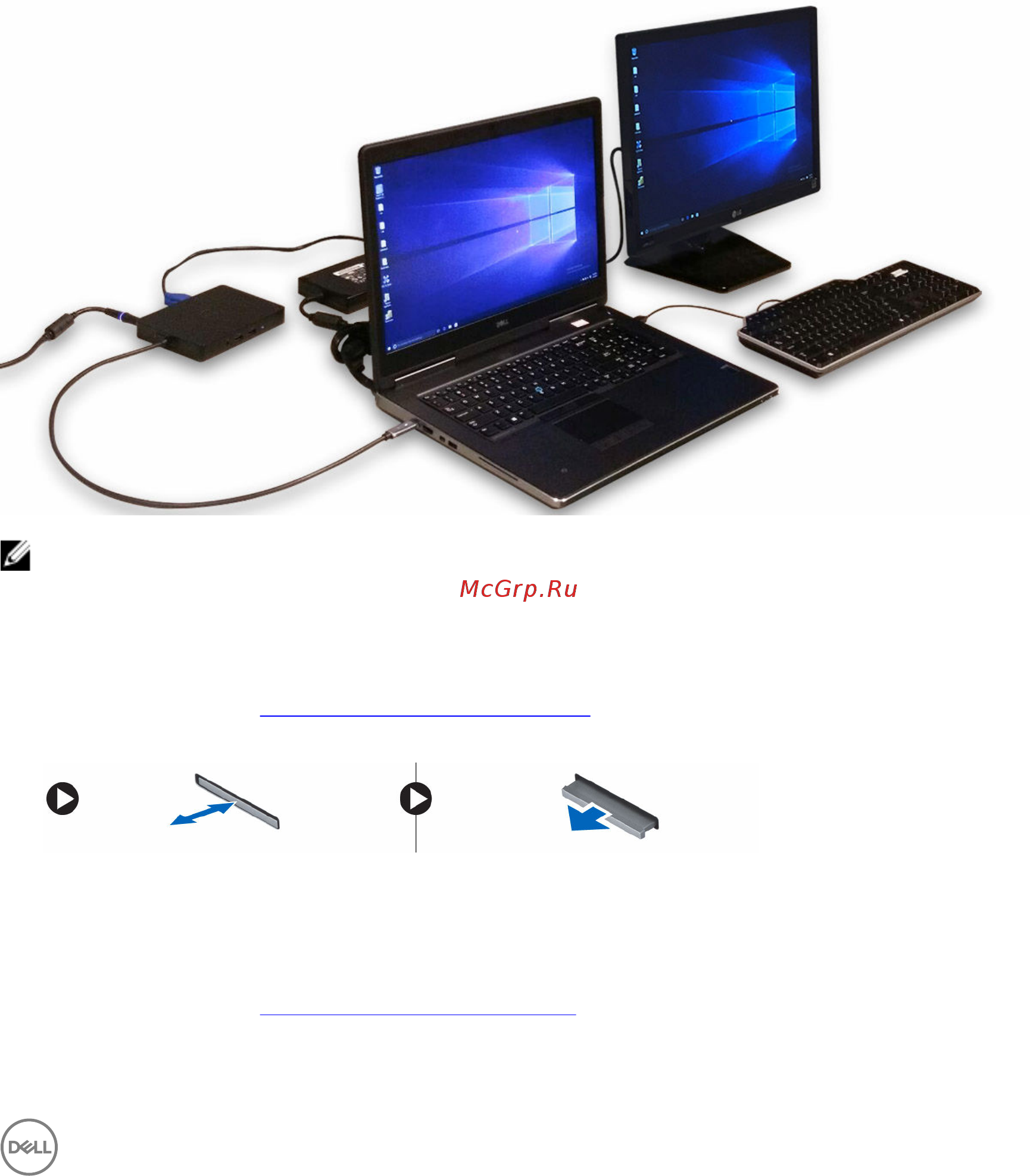 Dell 7510 (7510-9822) [9/57] Connecting to a docking station