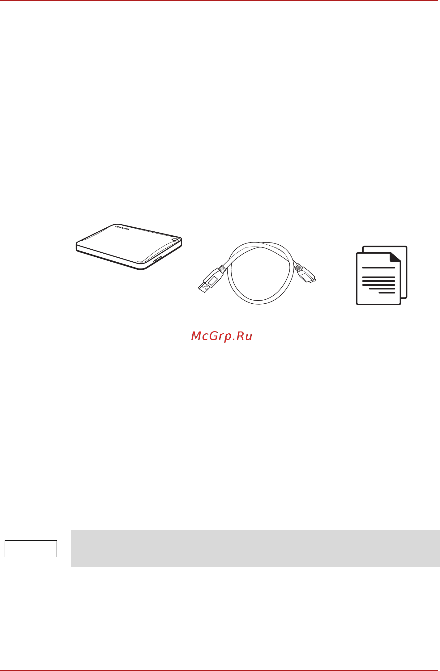 Toshiba Canvio Ready HDTP205EW3AA Белый [12/199] Kontrola dodaných součástí