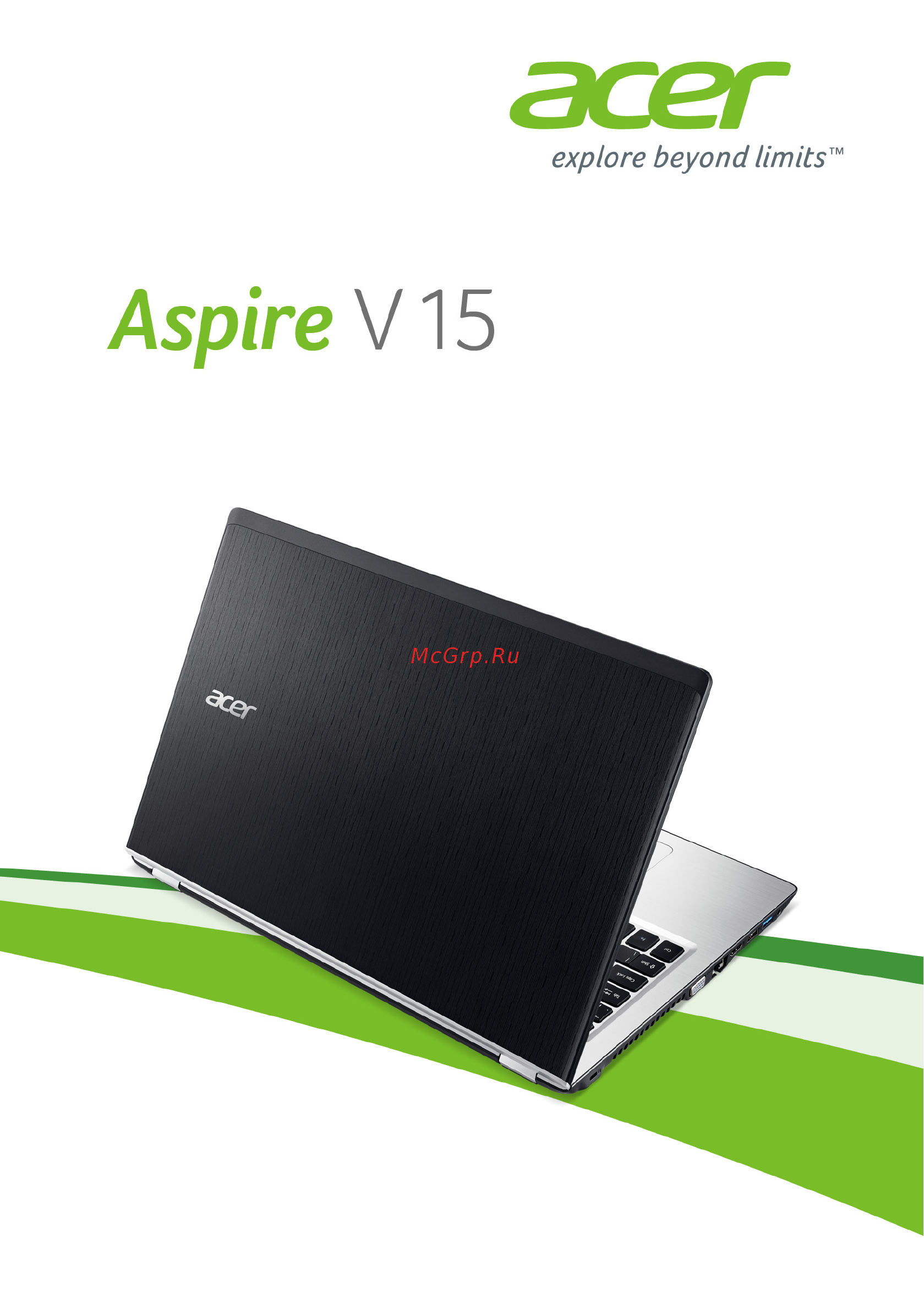 Acer Aspire V3-575G-74R3 Инструкция по эксплуатации онлайн