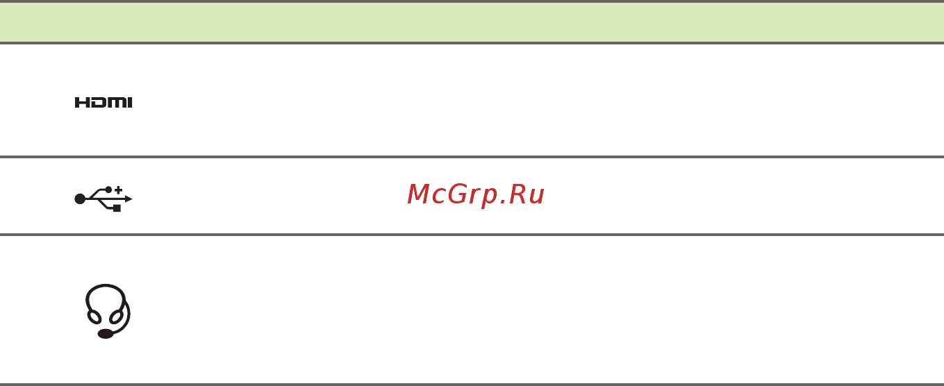 Acer Aspire V3-575G-74R3 [12/96] Сведения об интерфейсе usb 3