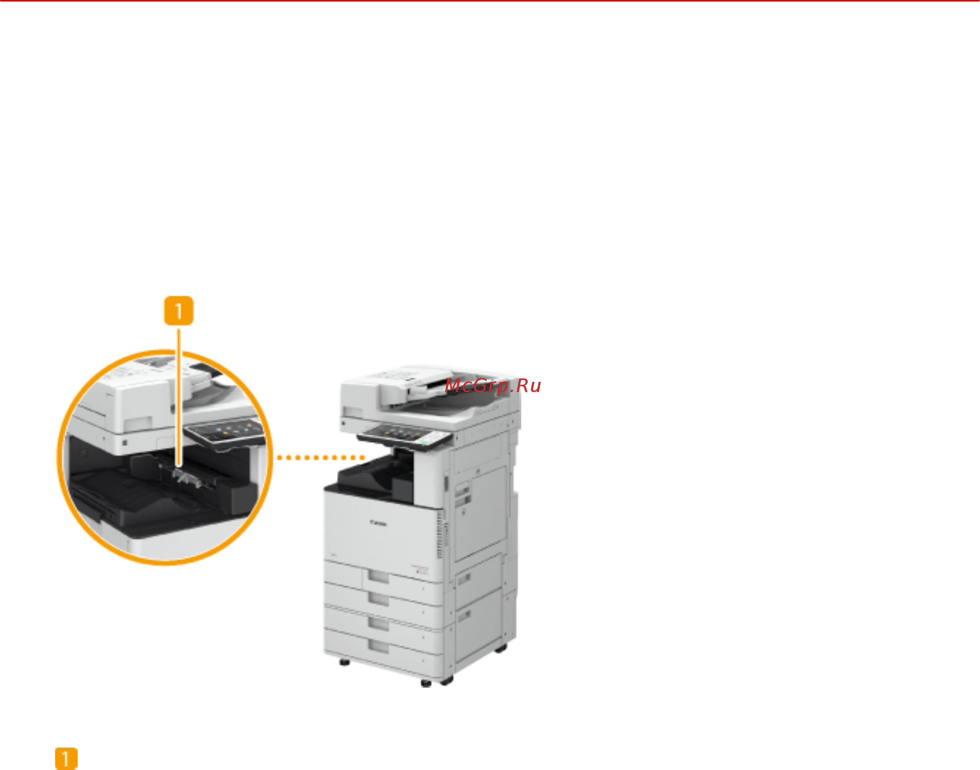 Canon imageRUNNER ADVANCE C3520i MFP 1494C006 [1219/1803] Inner shift sorter a