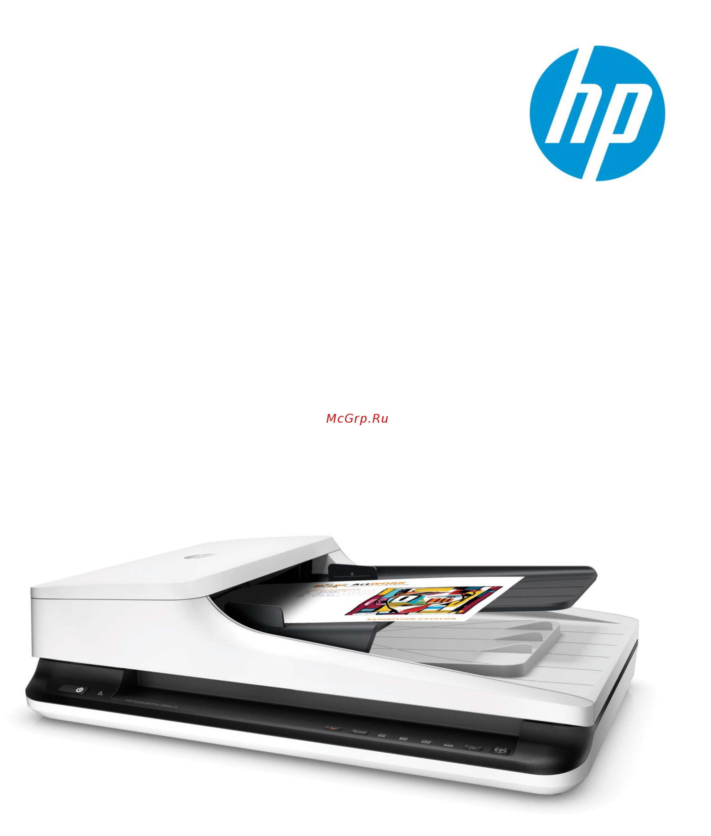 HP ScanJet Pro 2500 f1 L2747A Серый, черный Инструкция по эксплуатации онлайн