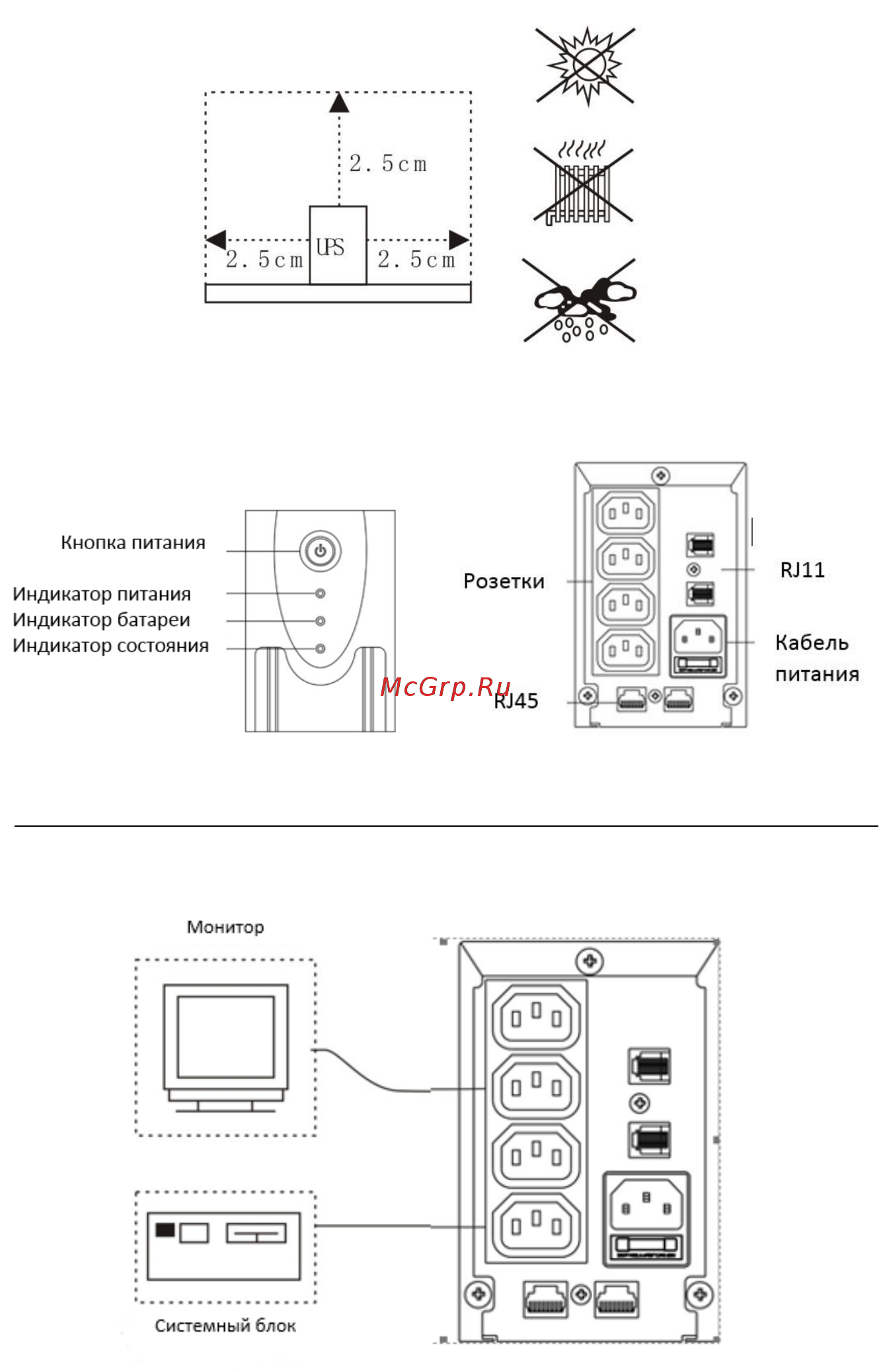 Crown CMU-SP500 IEC Серый, черный [3/9] 2 описание панелей