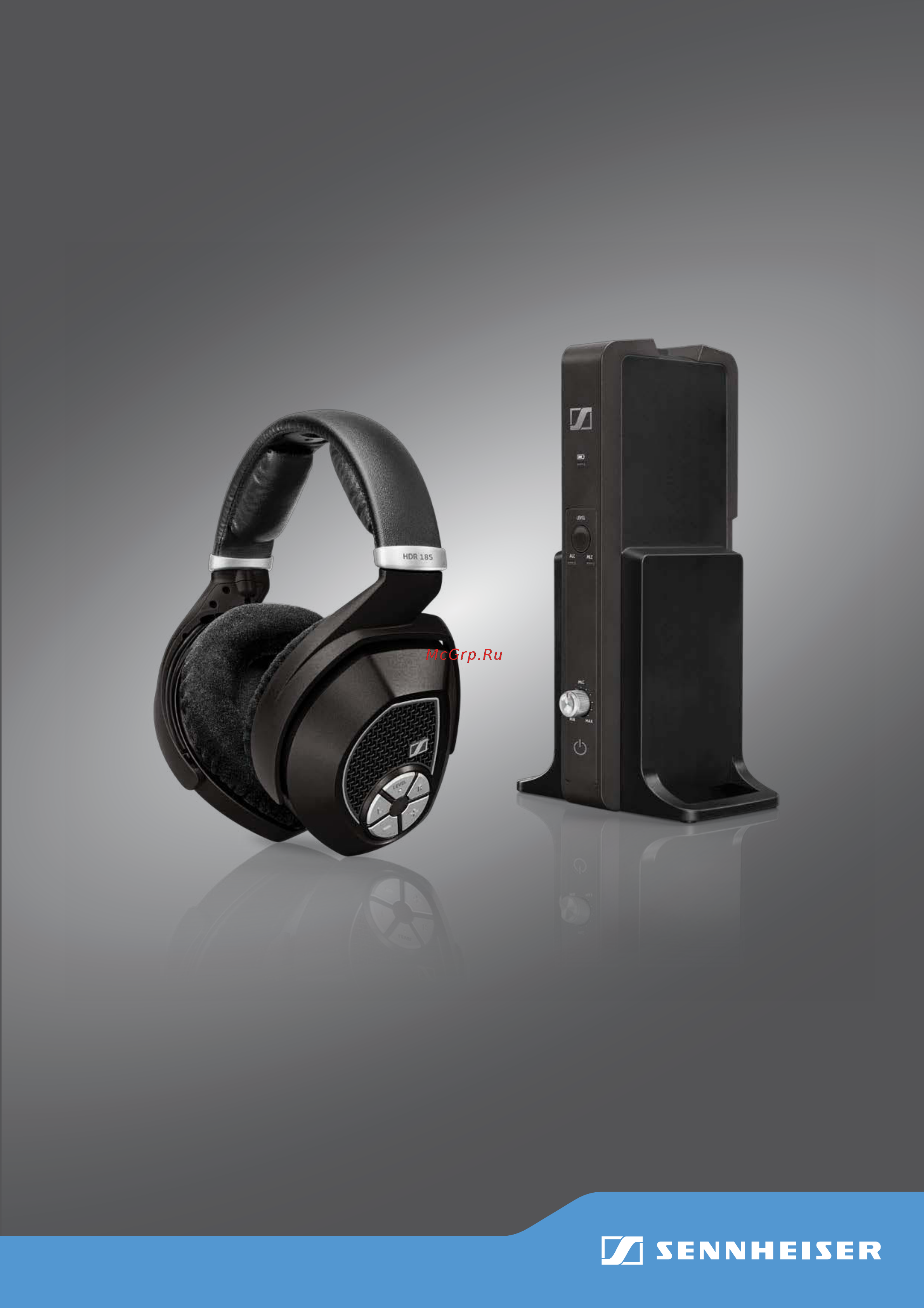 Sennheiser RS 185 черный Инструкция по эксплуатации онлайн