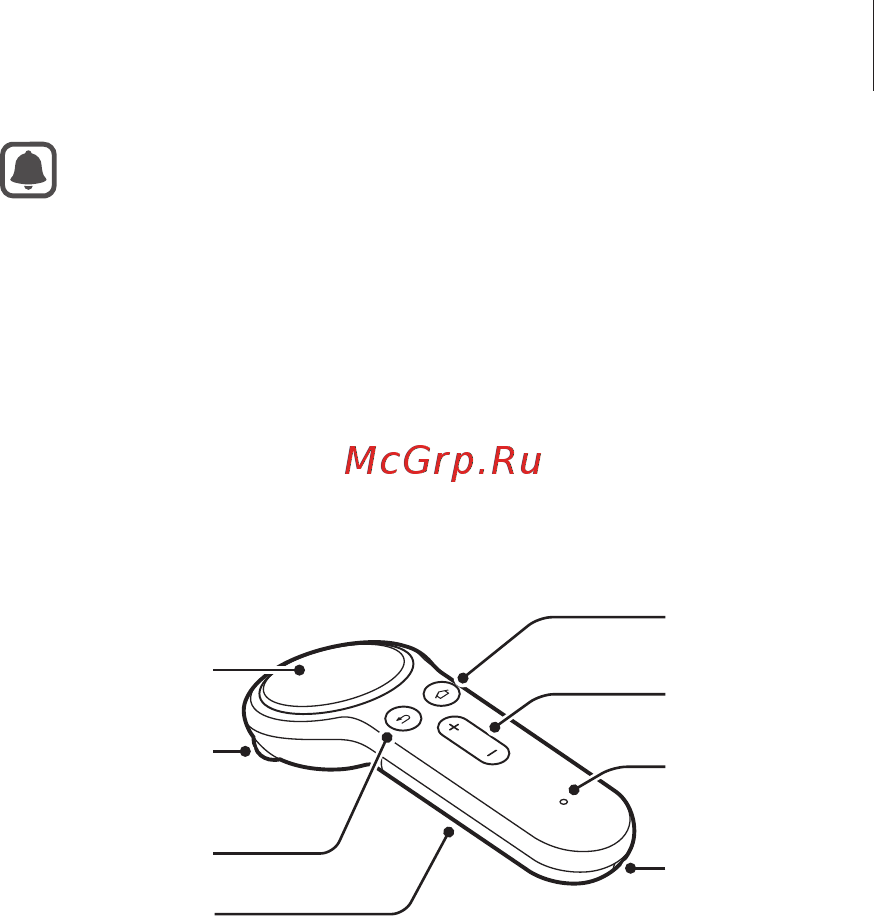 Samsung Gear VR with controller (SM-R325) [13/96] Можно подключить джойстик к мобильному устройству соединенному с gear vr различными функциями gear vr можно управлять с помощью клавиш джойстика и сенсорной панели