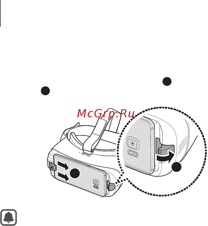 Samsung Gear VR with controller (SM-R325) [32/96] Отсоединение мобильного устройства